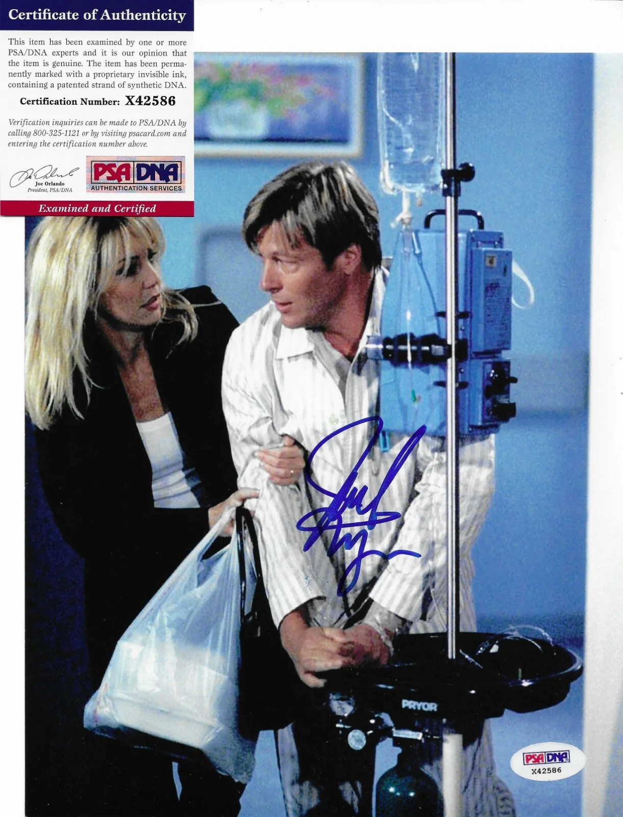 Jack Wagner — Jack Wagner Melrose Place PSA/DNA COA Signed 8x10 Photo Autographed 86, изображение 2
