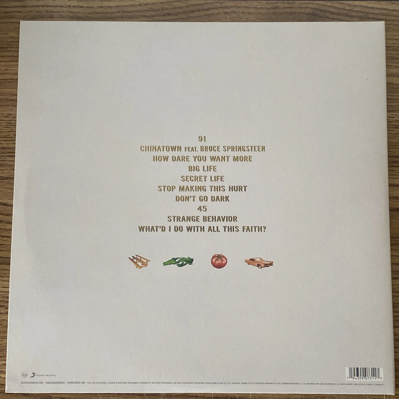 Jack Antonoff Autographed Bleachers Take the Sadness of Saturday Night Vinyl, изображение 3