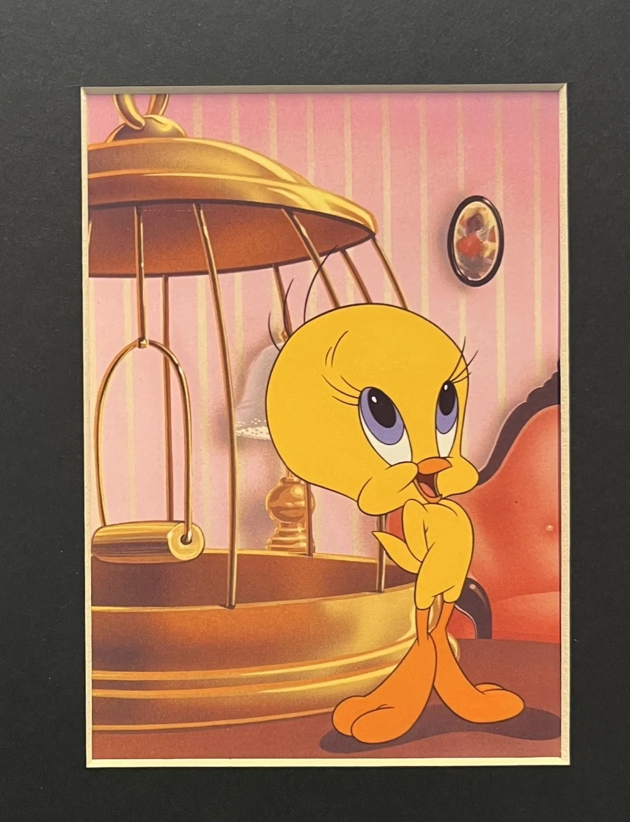 LOONEY TUNES. Tweetie Pie. 35mm Film Cell Mounted Display, image 2
