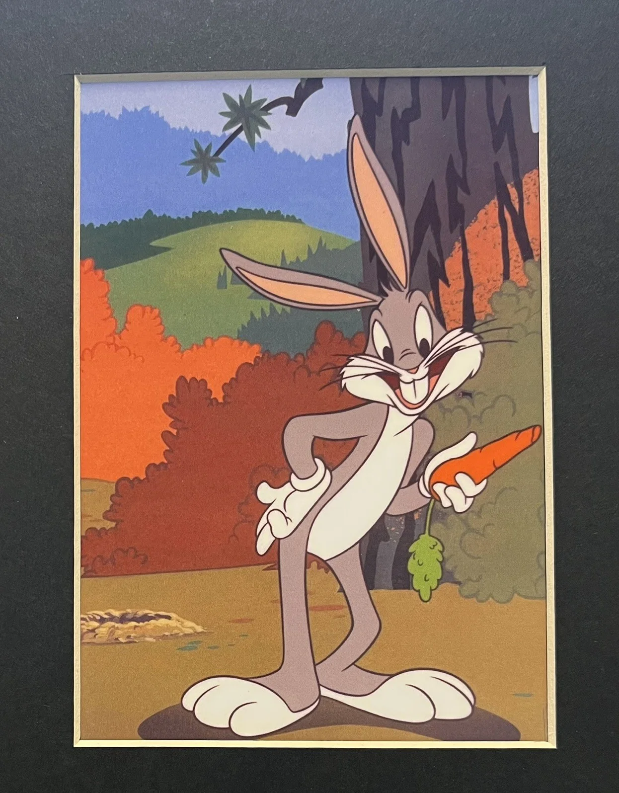 LOONEY TUNES. Bugs Bunny. 35mm Film Cell Mounted Display, изображение 2