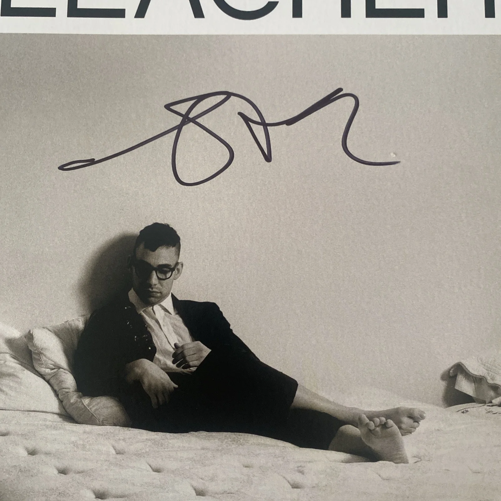 Jack Antonoff Autographed Bleachers Strange Desire Vinyl Record, image 2