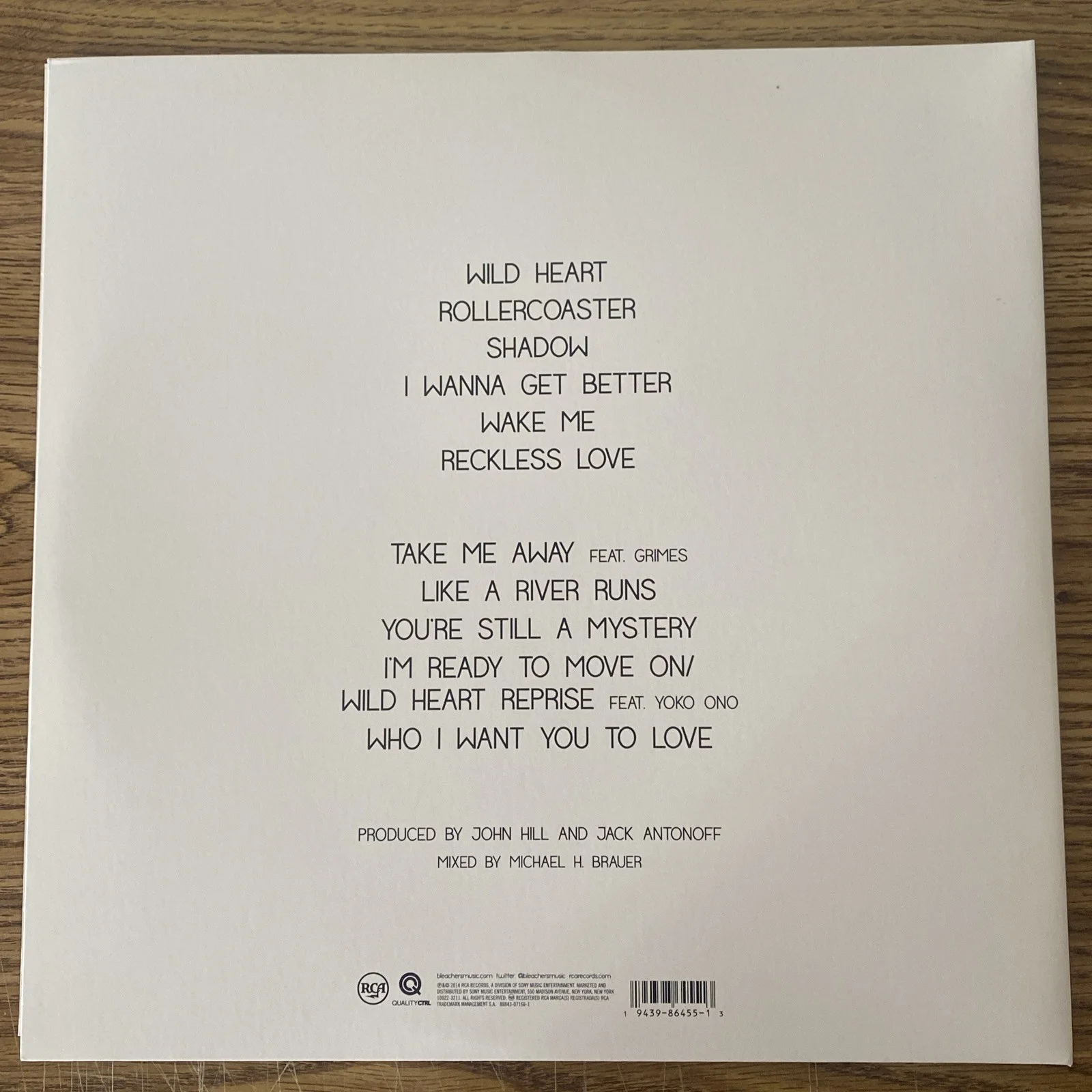 Jack Antonoff Autographed Bleachers Strange Desire Vinyl Record, image 3