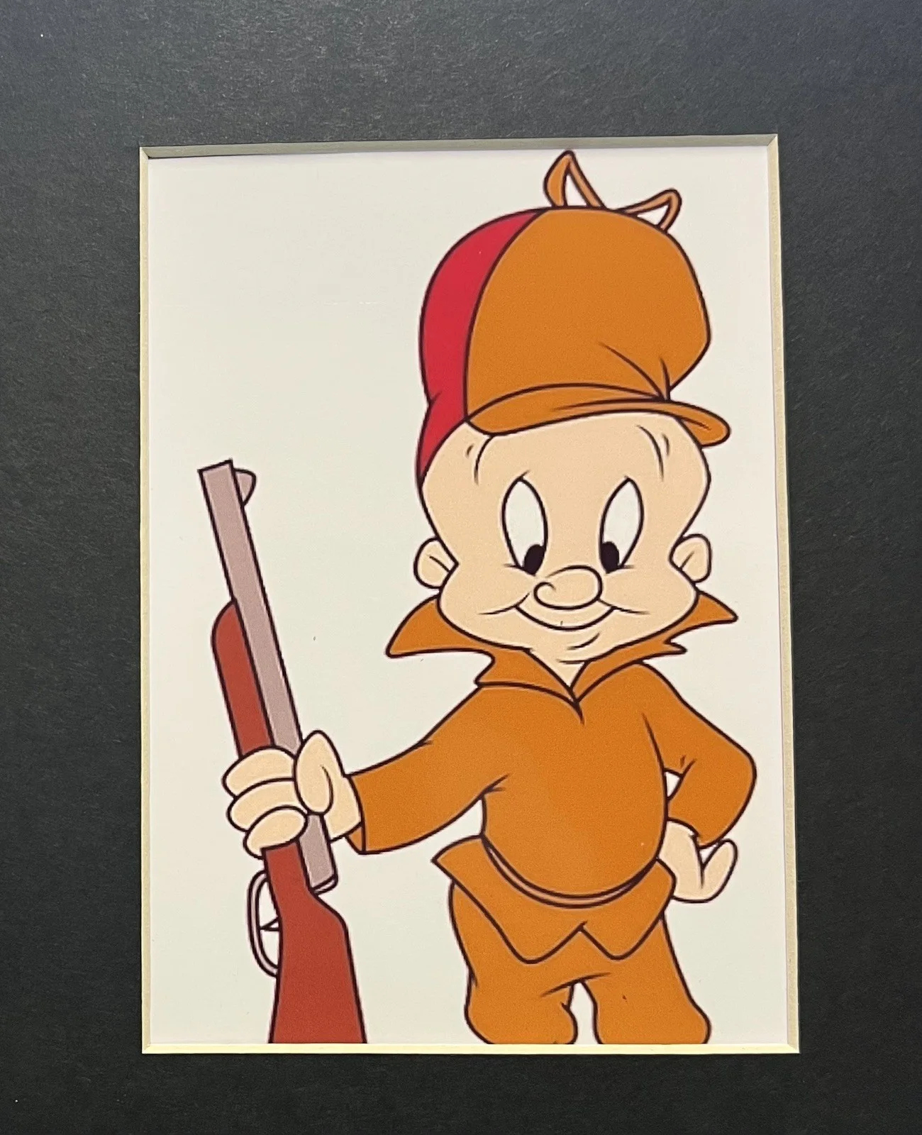 LOONEY TUNES. Elmer Fudd. 35mm Film Cell Mounted Display, image 2
