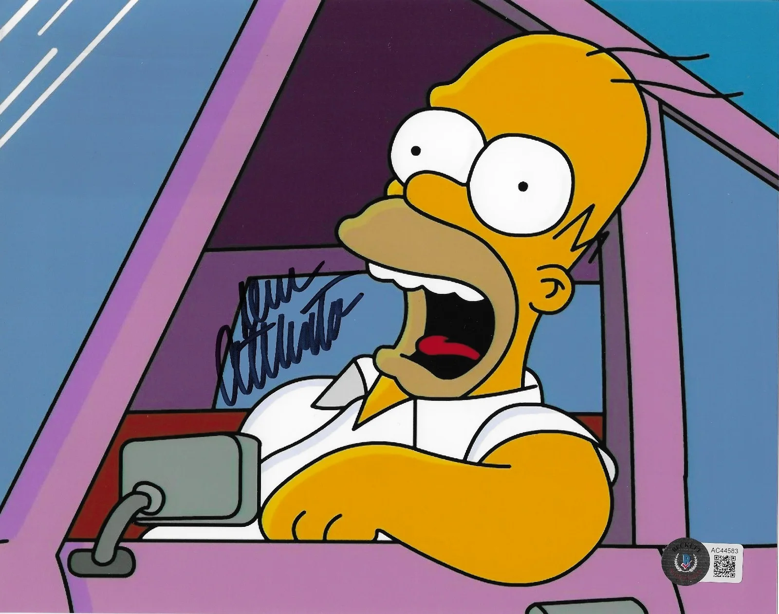 Dan Castellaneta — Dan Castellaneta Signed 8x10 Photo Autographed BAS Simpsons Homer Simpson 83