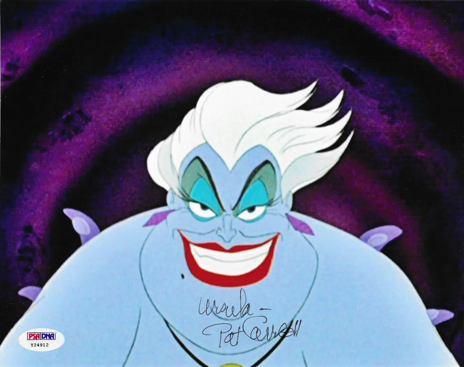 Pat Carroll — Pat Carroll PSA/DNA Signed 8x10 Photo Autographed Disney Little Mermaid Ursula 2