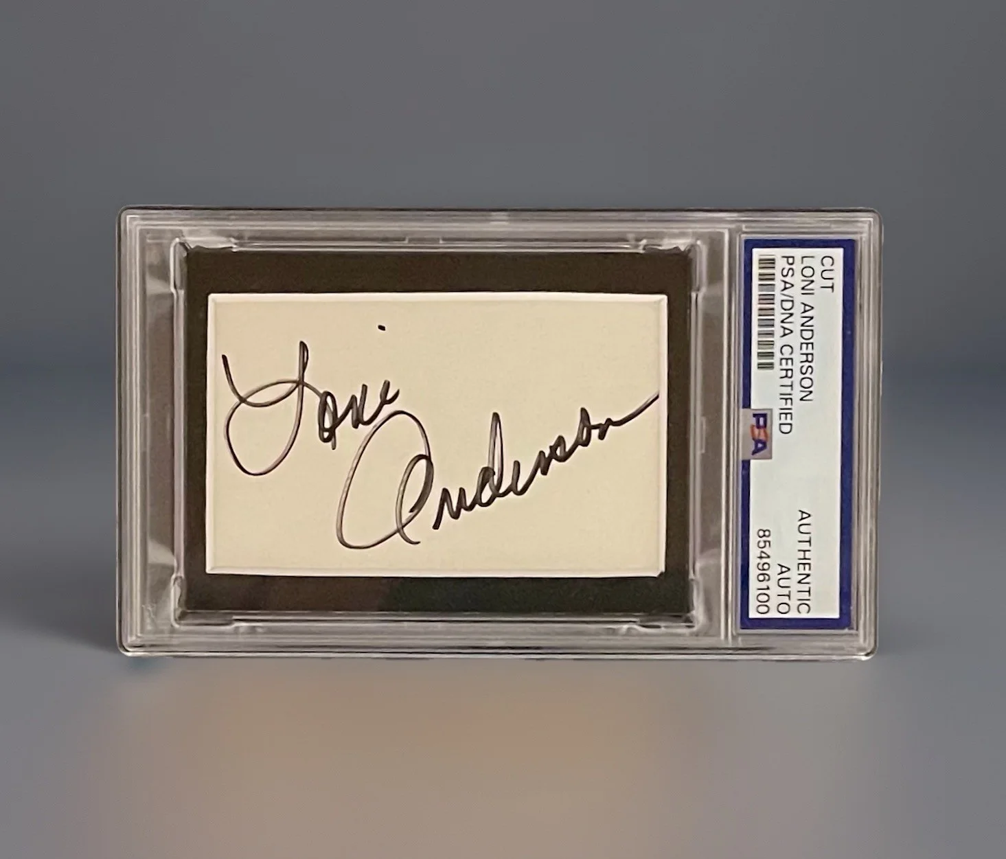 Loni Anderson — Loni Anderson PSA/DNA Signed Cut Signature Autographed Slabbed WKRP Cincinnati
