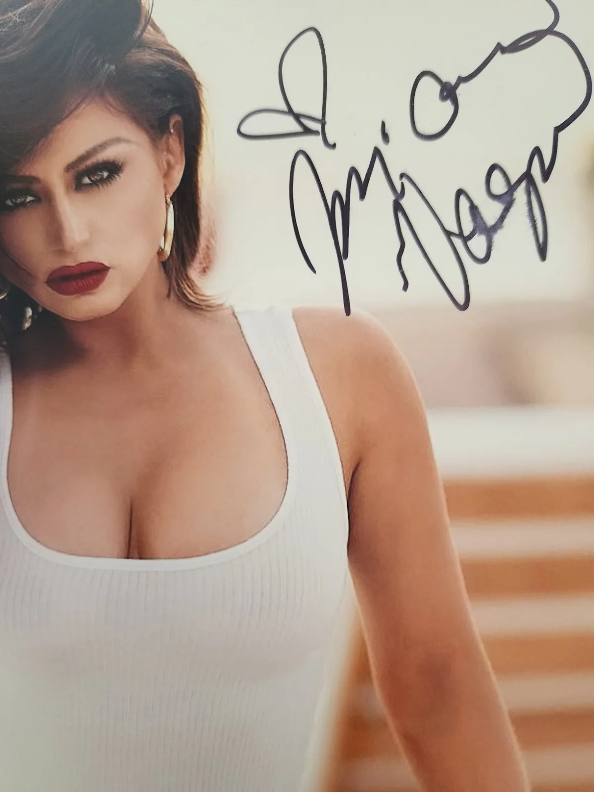 Jessica Vaugn Signed Autographed 8x10" Photograph AW COA Playboy Model Sexy, изображение 2