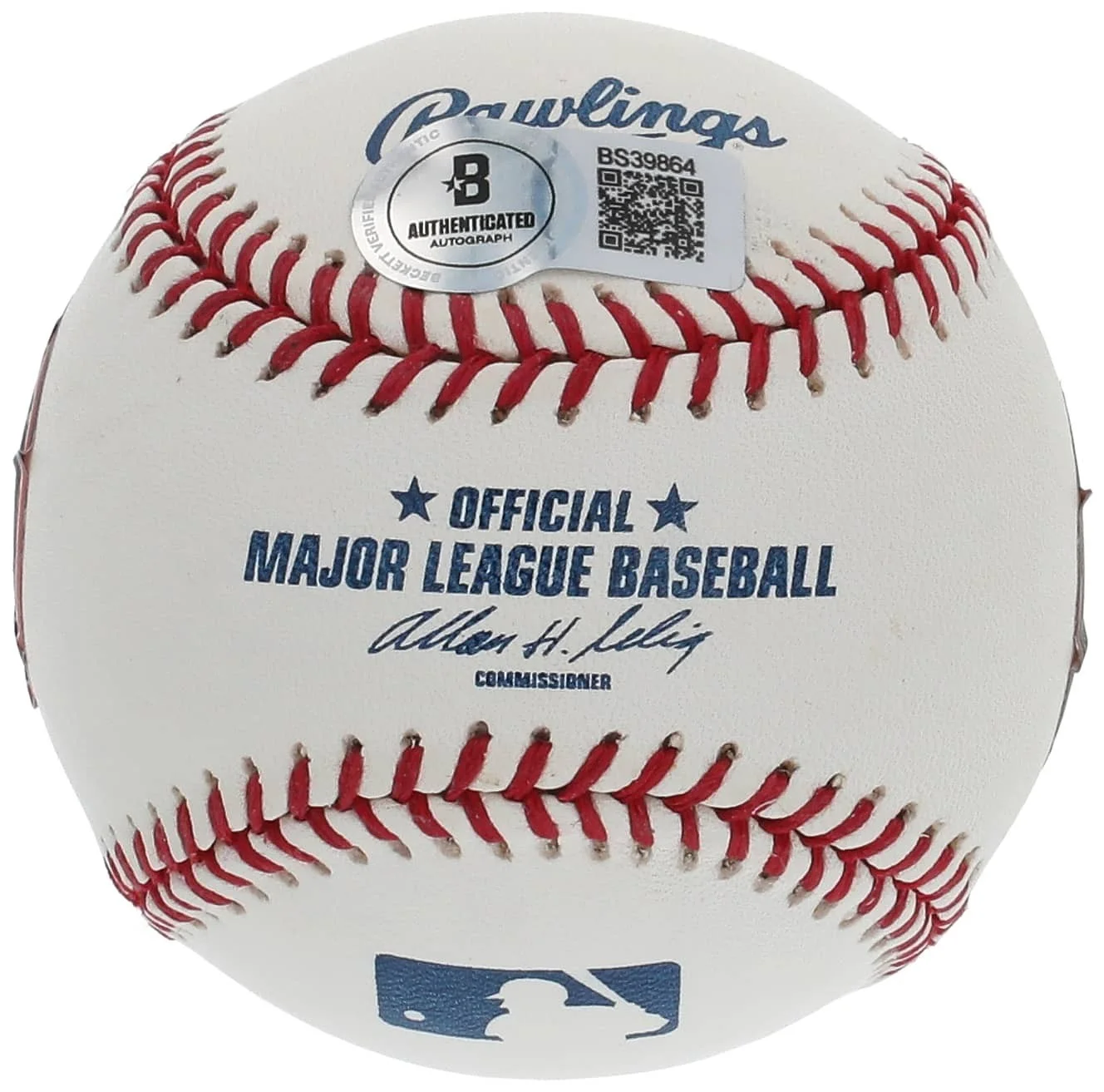 leroy neiman — LeRoy Neiman Signed/Autographed OML Baseball Tiger Woods Self Portrait Beckett, изображение 4