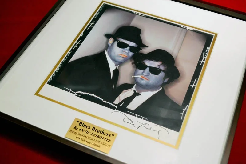 DAN AYKROYD, ANNIE LEIBOVITZ, JOHN LANDIS — Signed DAN AYKROYD, Annie Leibovitz BLUES BROTHERS JOHN BELUSHI, UACC DVD, Frame, изображение 5