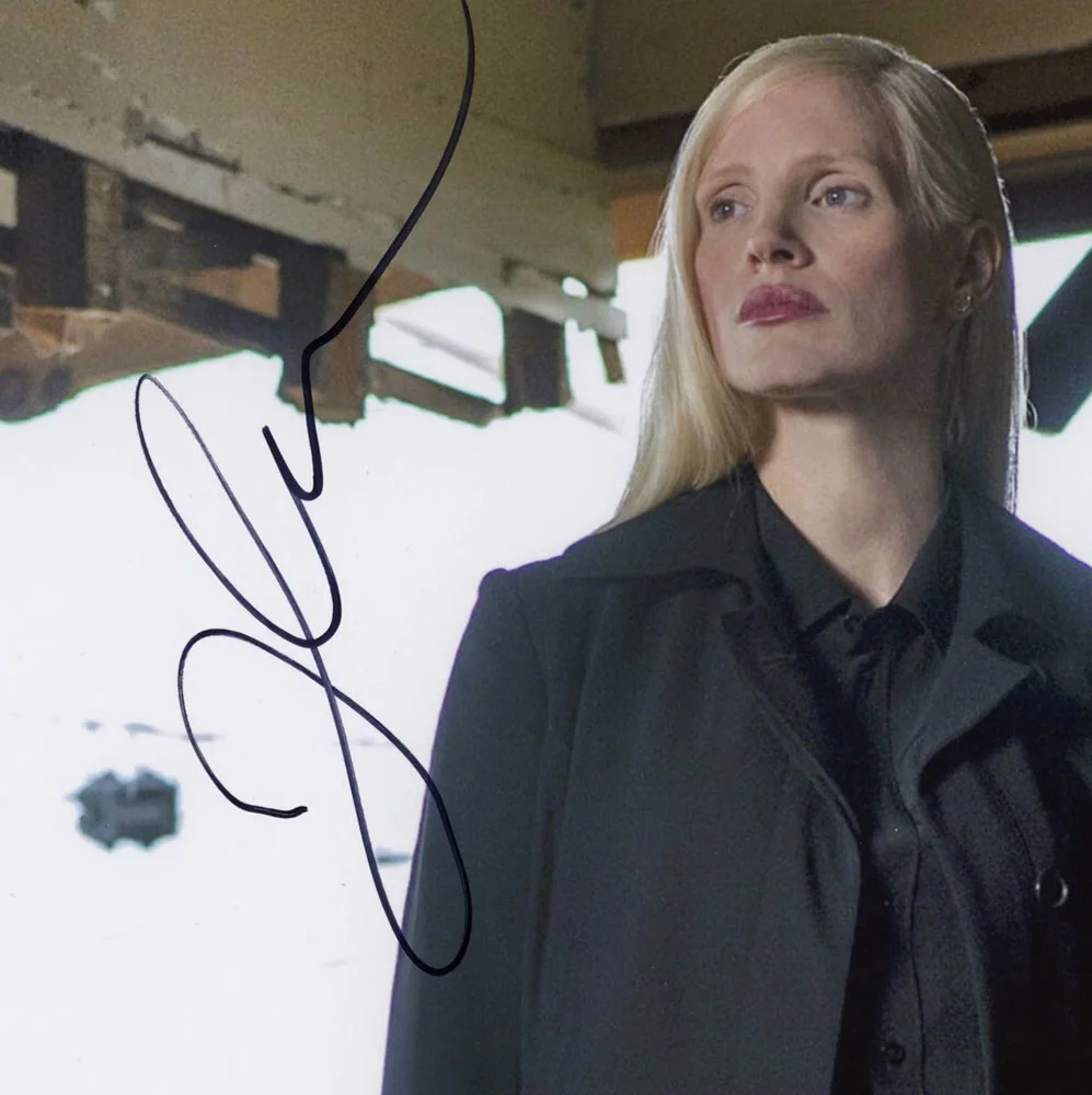 JESSICA CHASTAIN — Jessica Chastain signed "X-MEN: DARK PHOENIX" 8x10 Photo b PROOF Vuk ACOA COA, image 4