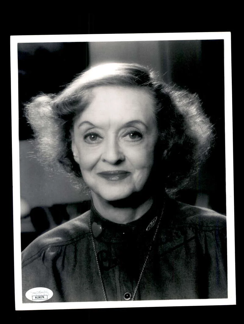 Bette Davis — Bette Davis JSA Coa Signed 8x10 Photo Autographed