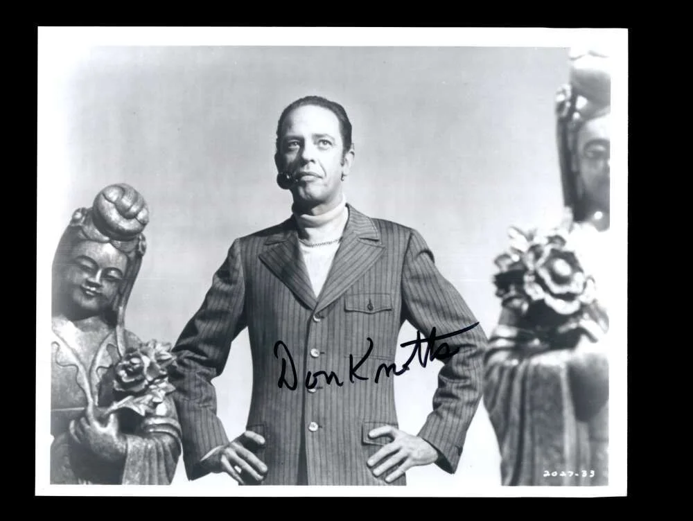 Don Knotts — Don Knotts JSA Coa Signed 8x10 The Love God? Photo Autograph