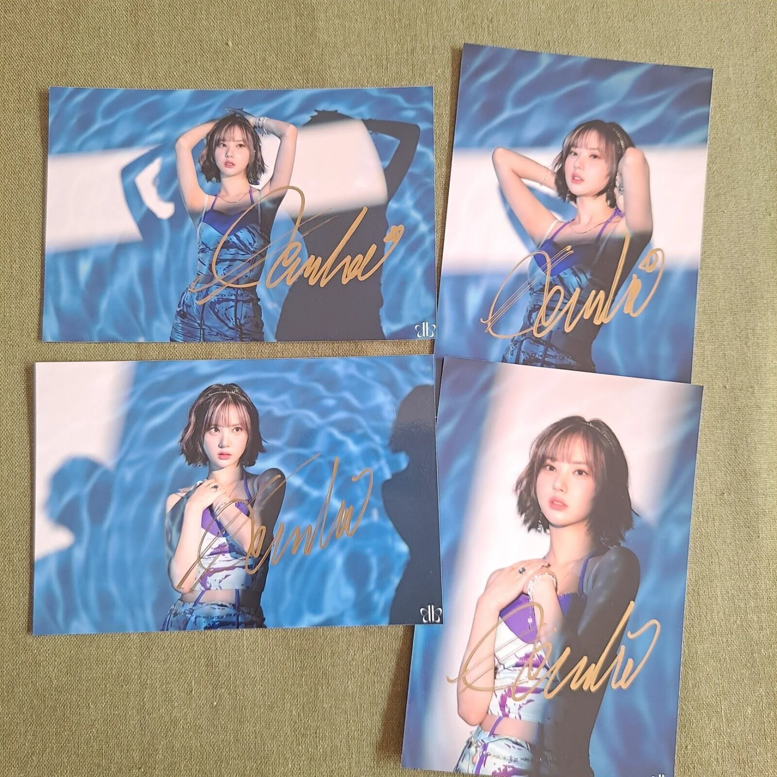 GFRIEND Eun Ha Autographed Signed Photo Autographs 5*7 GIFTS K-POP 2022, изображение 2