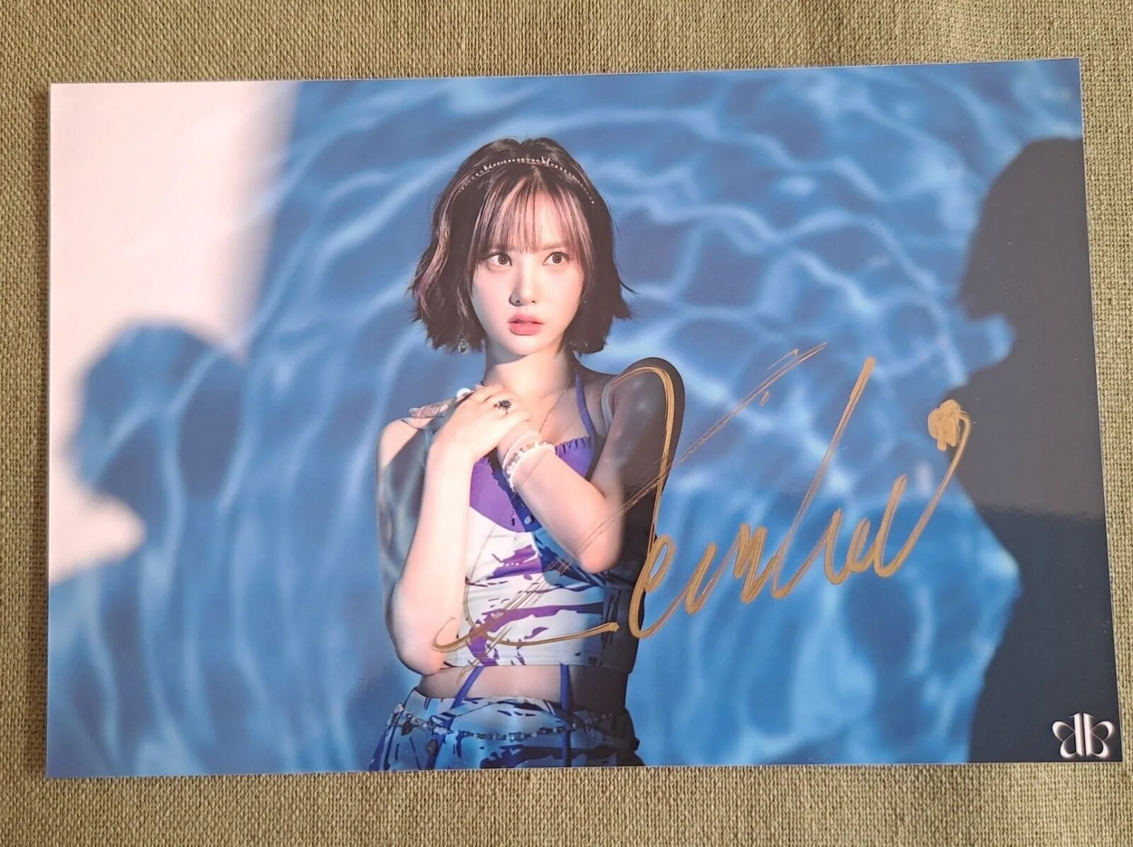GFRIEND Eun Ha Autographed Signed Photo Autographs 5*7 GIFTS K-POP 2022, изображение 3