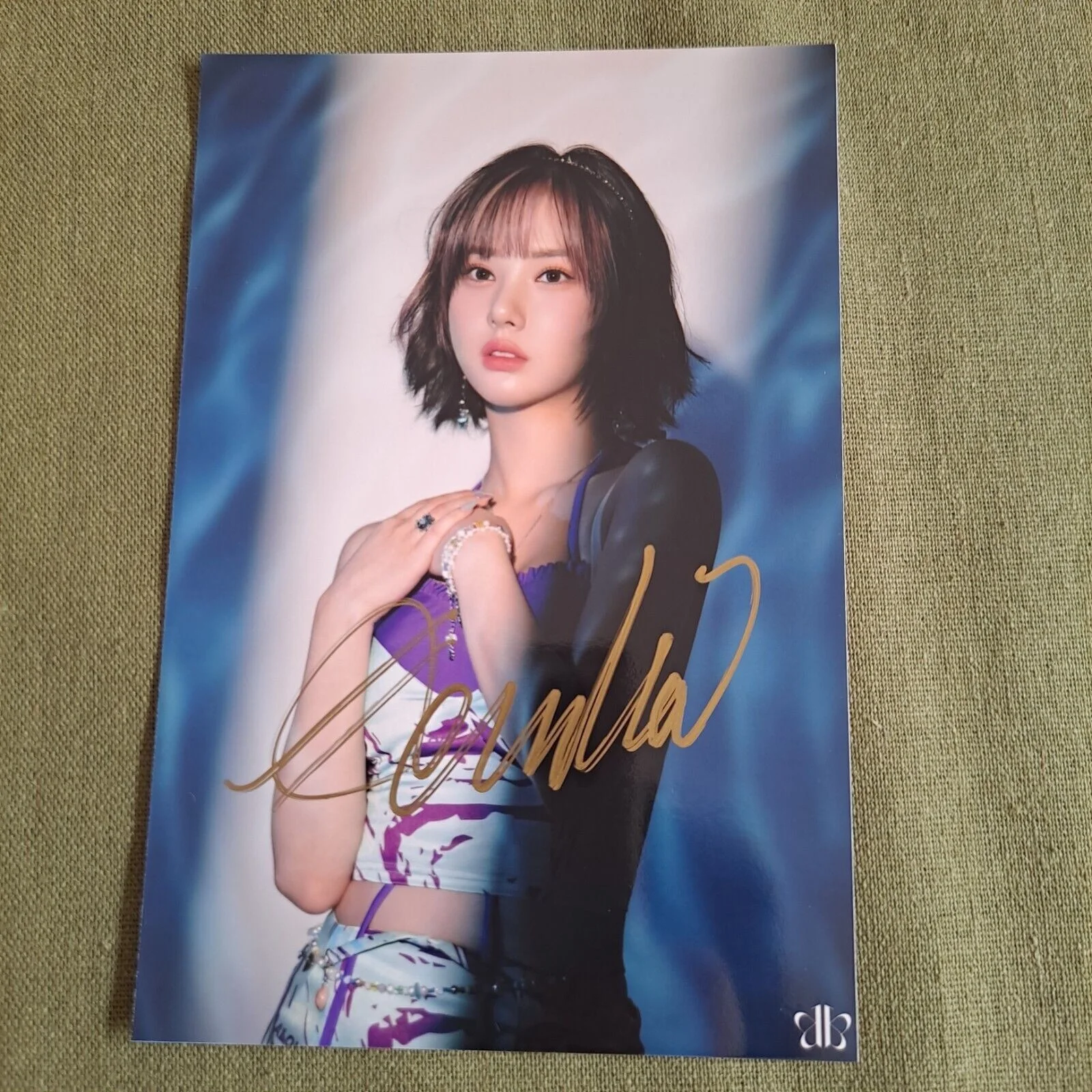 GFRIEND Eun Ha Autographed Signed Photo Autographs 5*7 GIFTS K-POP 2022, изображение 4