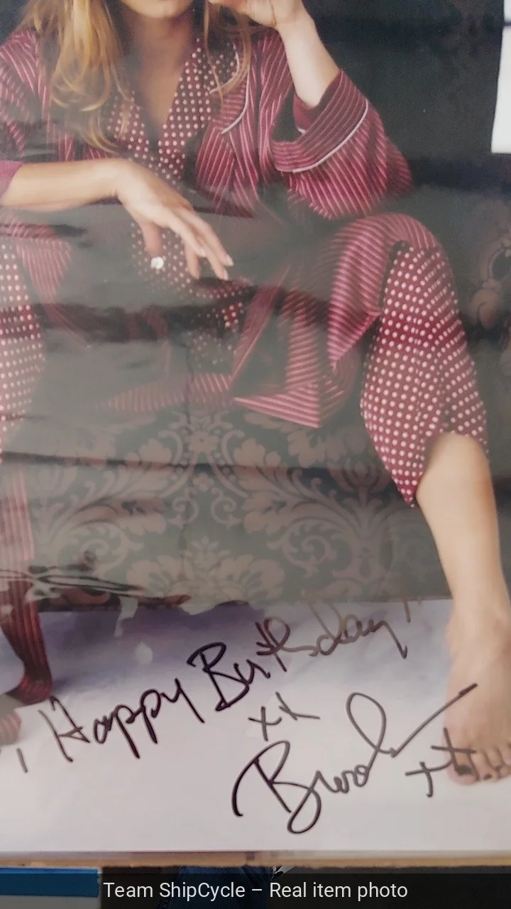 Brooke Shields — U27884 BROOKE SHIELDS Beautiful Cigar Aficionado 11x14 SIGNED G2U, изображение 3