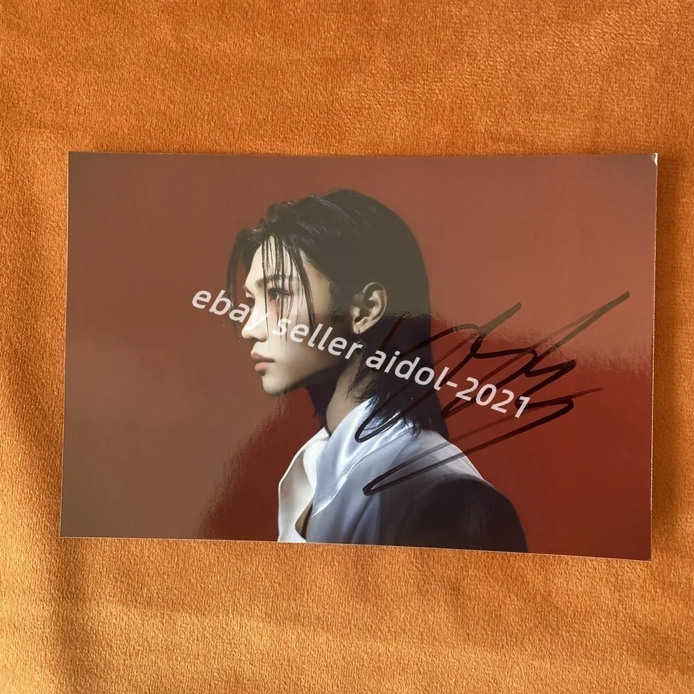 Stray Kids FELIX Felix Photo Autographed Signed K-POP Collection 4*6 2025A, изображение 4