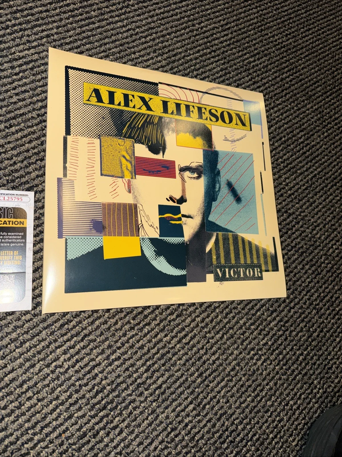 Alex Lifeson of RUSH Signed Autographed Self Titled Vinyl Record & Insert W/ JSA, изображение 5