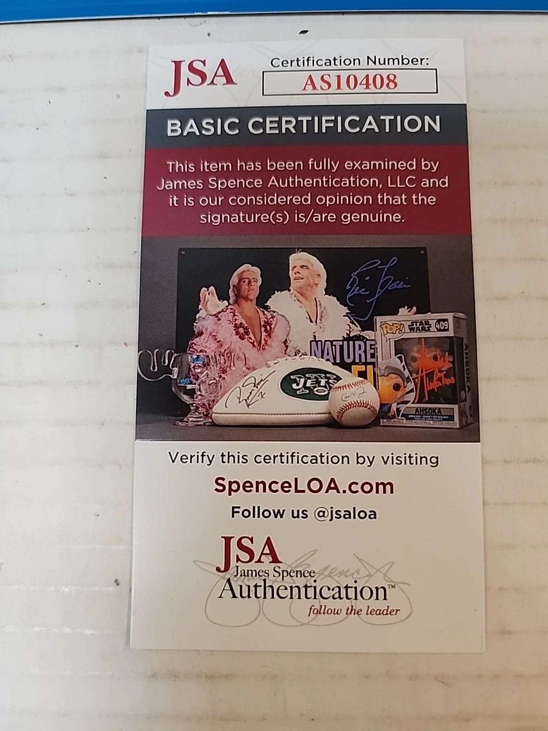 Cheech & Chong Autographed Replica License Plate JSA Authenticated, image 5