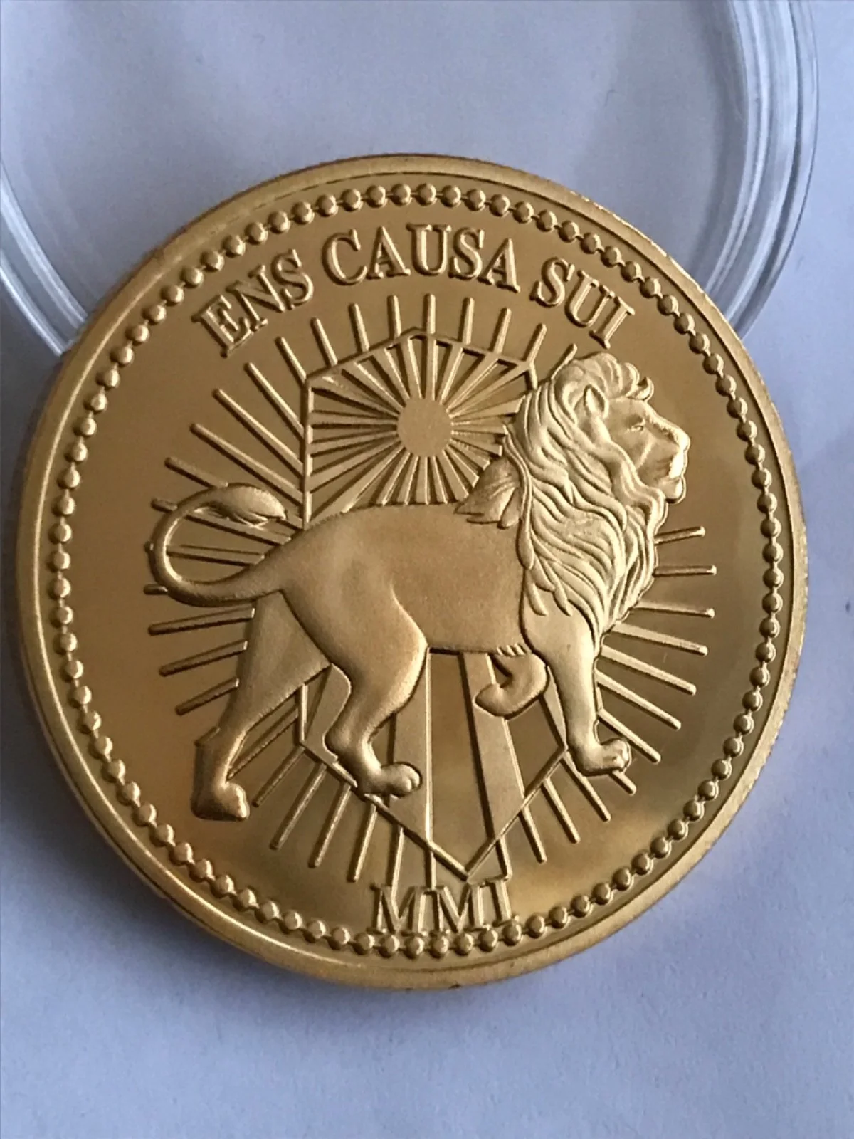 Movie film John Wick Gold Plated Hotel Coin New in plastic case, изображение 2