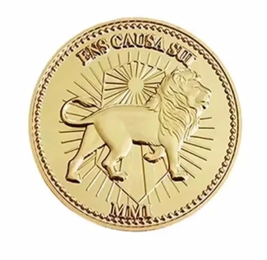 Movie film John Wick Gold Plated Hotel Coin New in plastic case, изображение 3