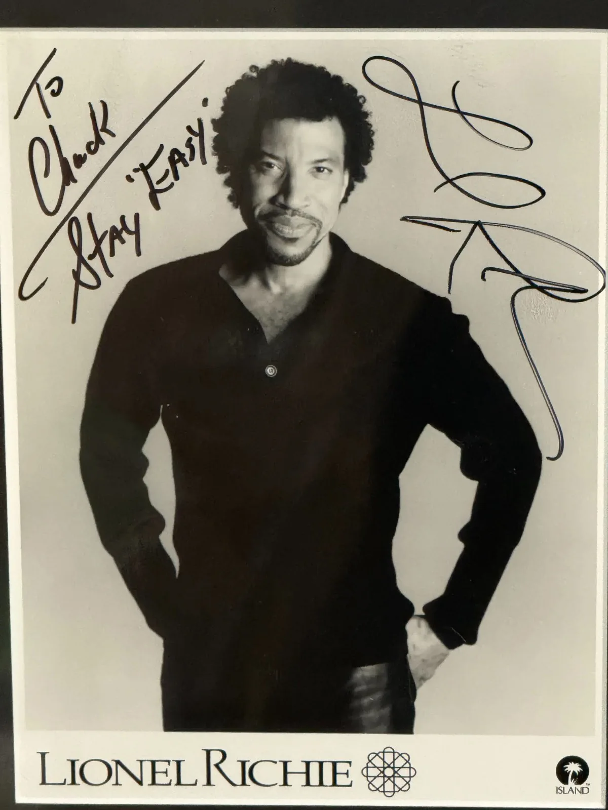 Lionel Richie Autographed “Hello” Framed Display Signed Photo & Sheet Music LOA, изображение 3