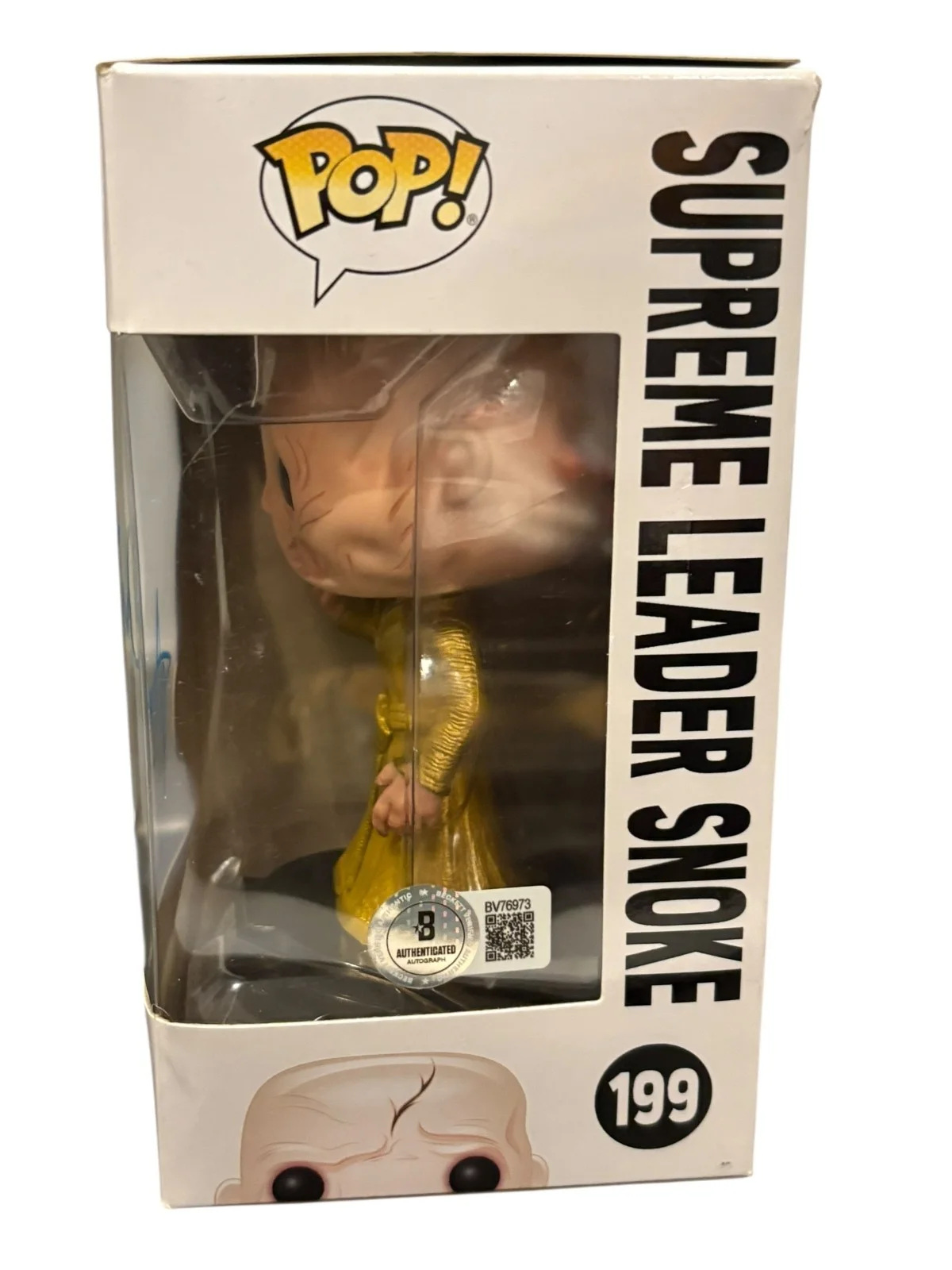 Andy Serkis — Andy Serkis Signed Autograph Star Wars Funko Pop 199 Snoke Authentic Beckett BAS, image 2