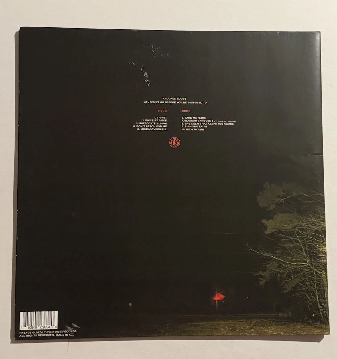 KNOCKED LOOSE FULL BAND SIGNED LP VINYL RECORD ALBUM BRYAN GARRIS RARE COA, изображение 2