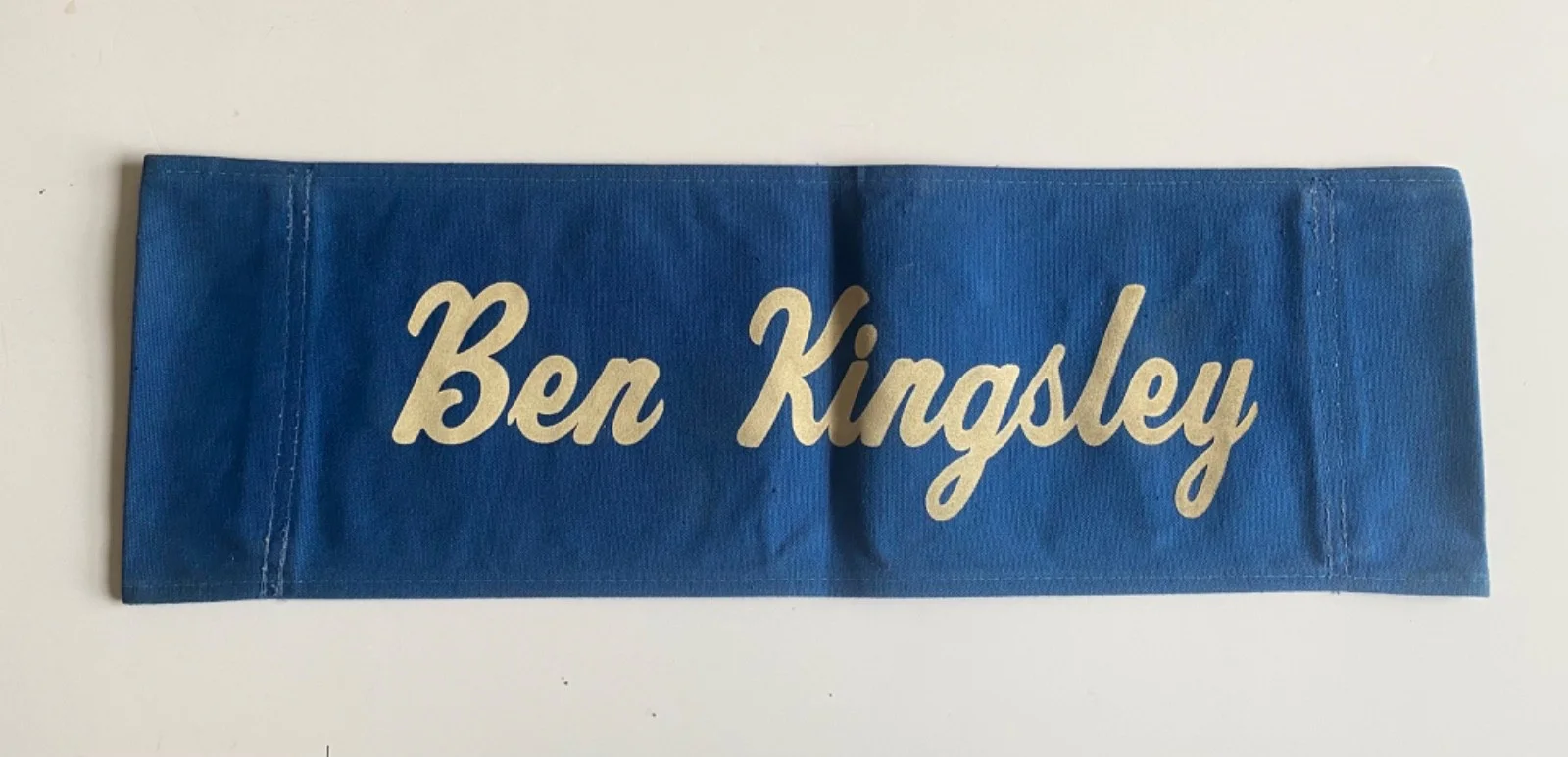 SNEAKERS (1992) Ben Kingsley canvas cast chairback, image 2