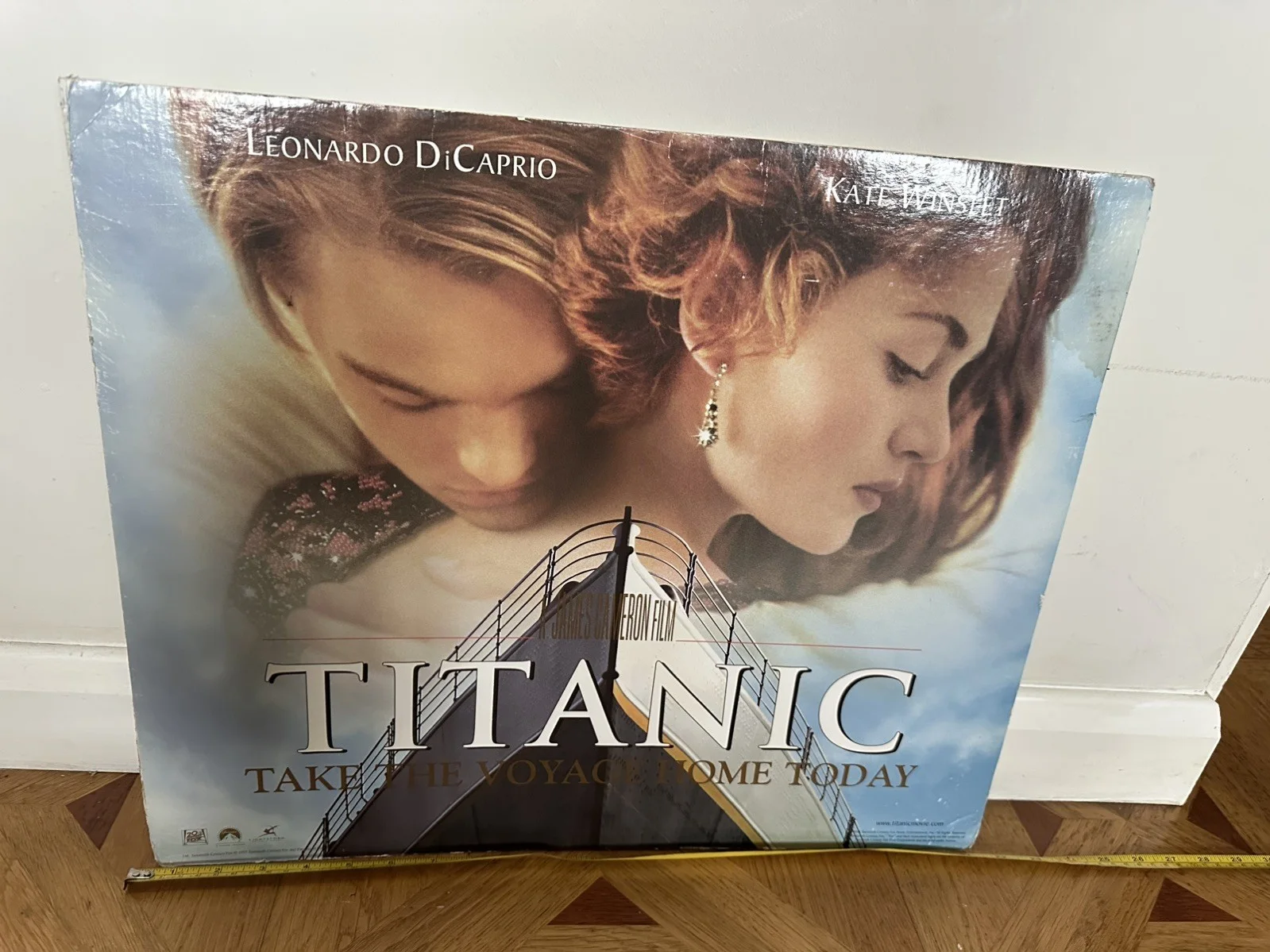 The Titanic cinema advertising cardboard poster, image 2
