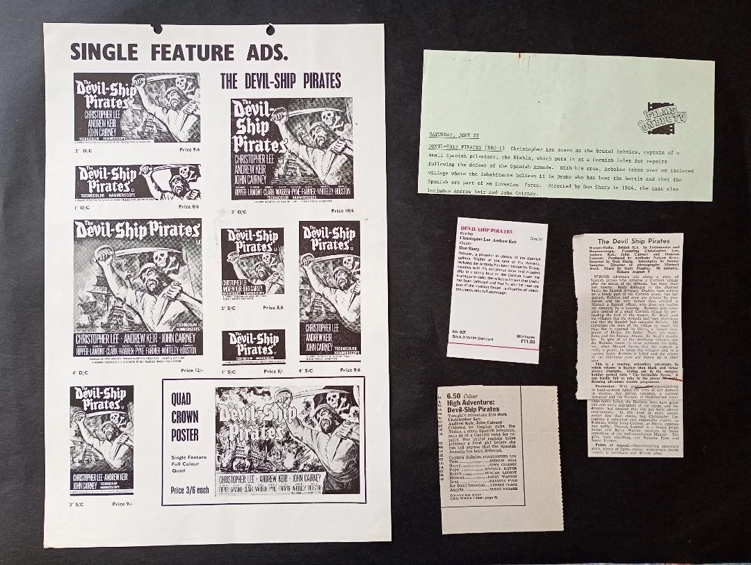DEVIL SHIP PIRATES / THE INVINCIBLE SEVEN pressbook, изображение 4