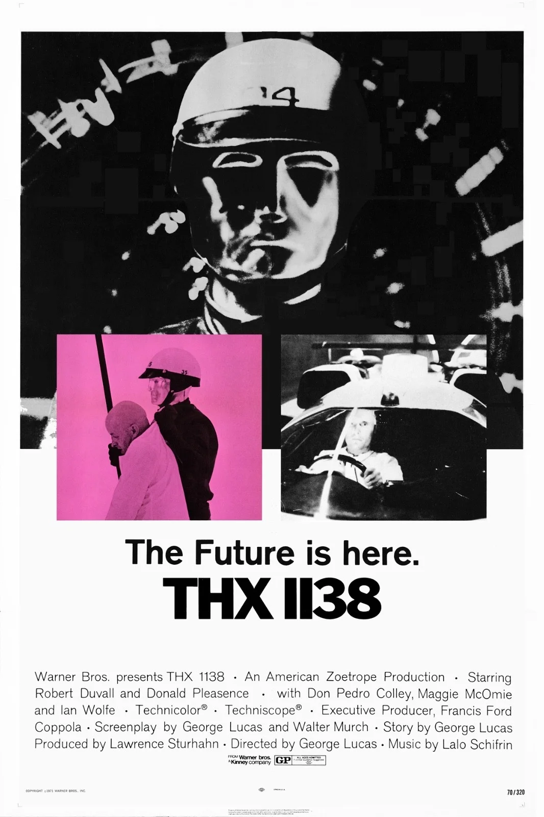 THX 1138 Film Poster GEORGE LUCAS, image 3
