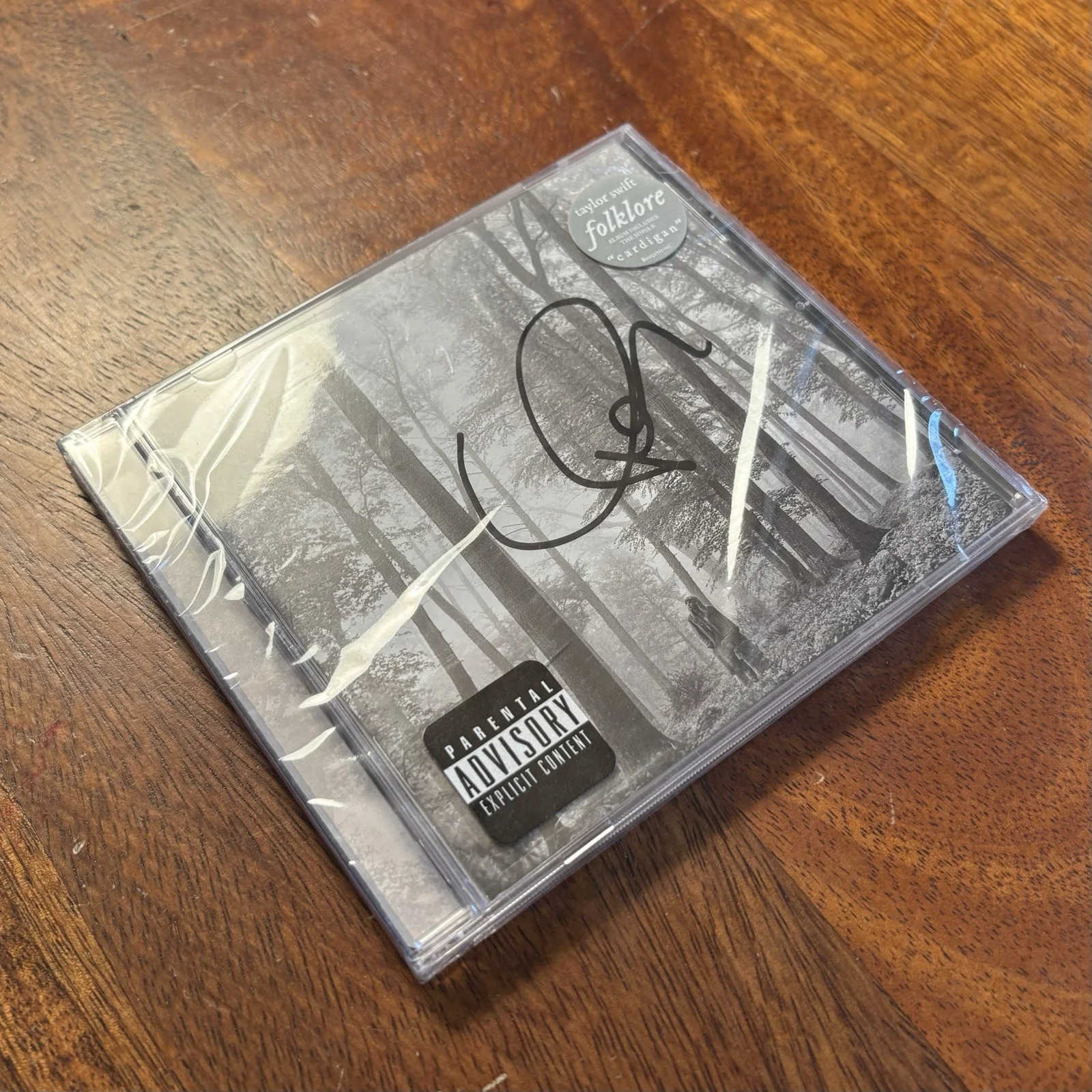 Taylor Swift Signed Folklore CD Authentic Autograph - Brand New Sealed, image 2