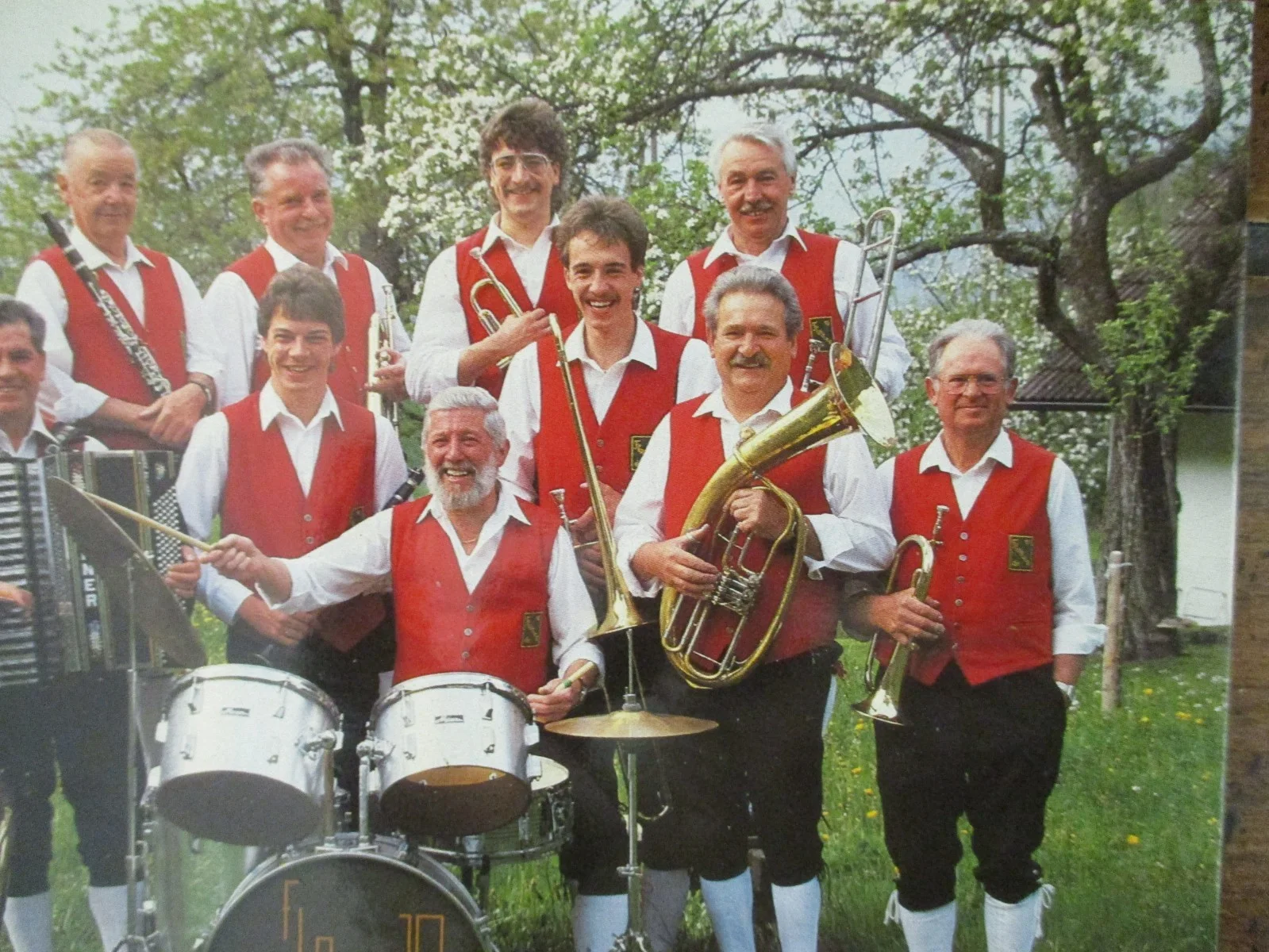 DIE FLOTTEN ZEHN Signed(By all 11 Members) 1992 6 x 4 Color Photo/Postcard, изображение 3