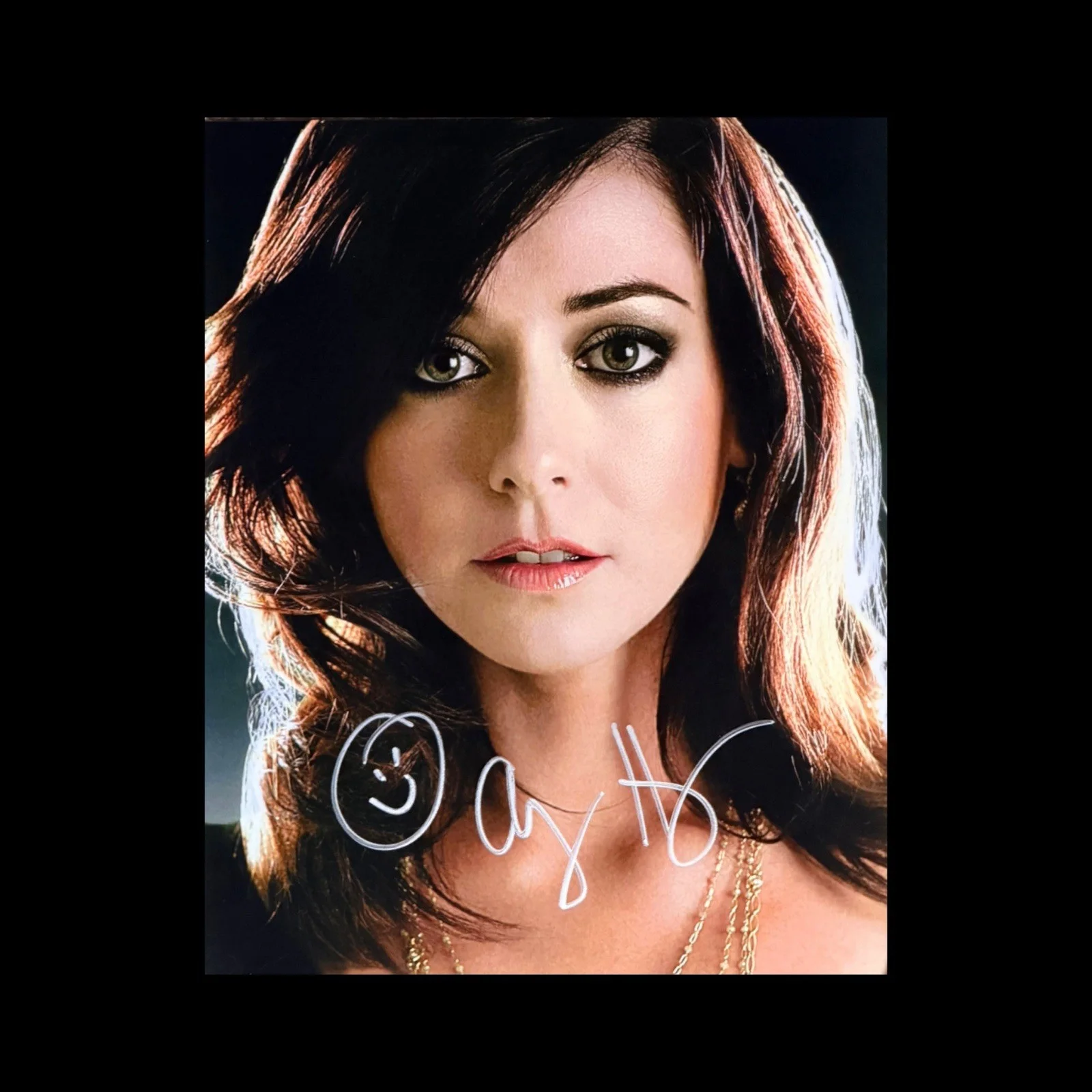 Alyson Hannigan — Alyson Hannigan Autographed Original Photo Buffy the Vampire Slayer SiriusXM COA, image 2