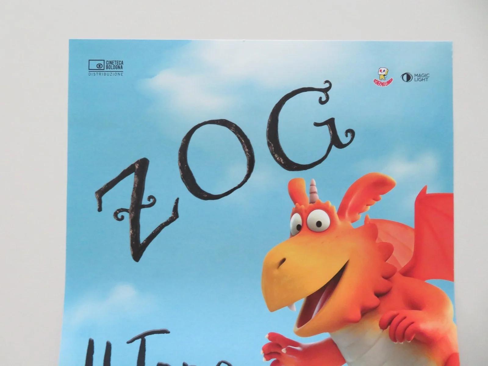 Zog + The Highway Rat ITALIAN LOCANDINA POSTER Lenny Henry David Tennant 2018, изображение 2