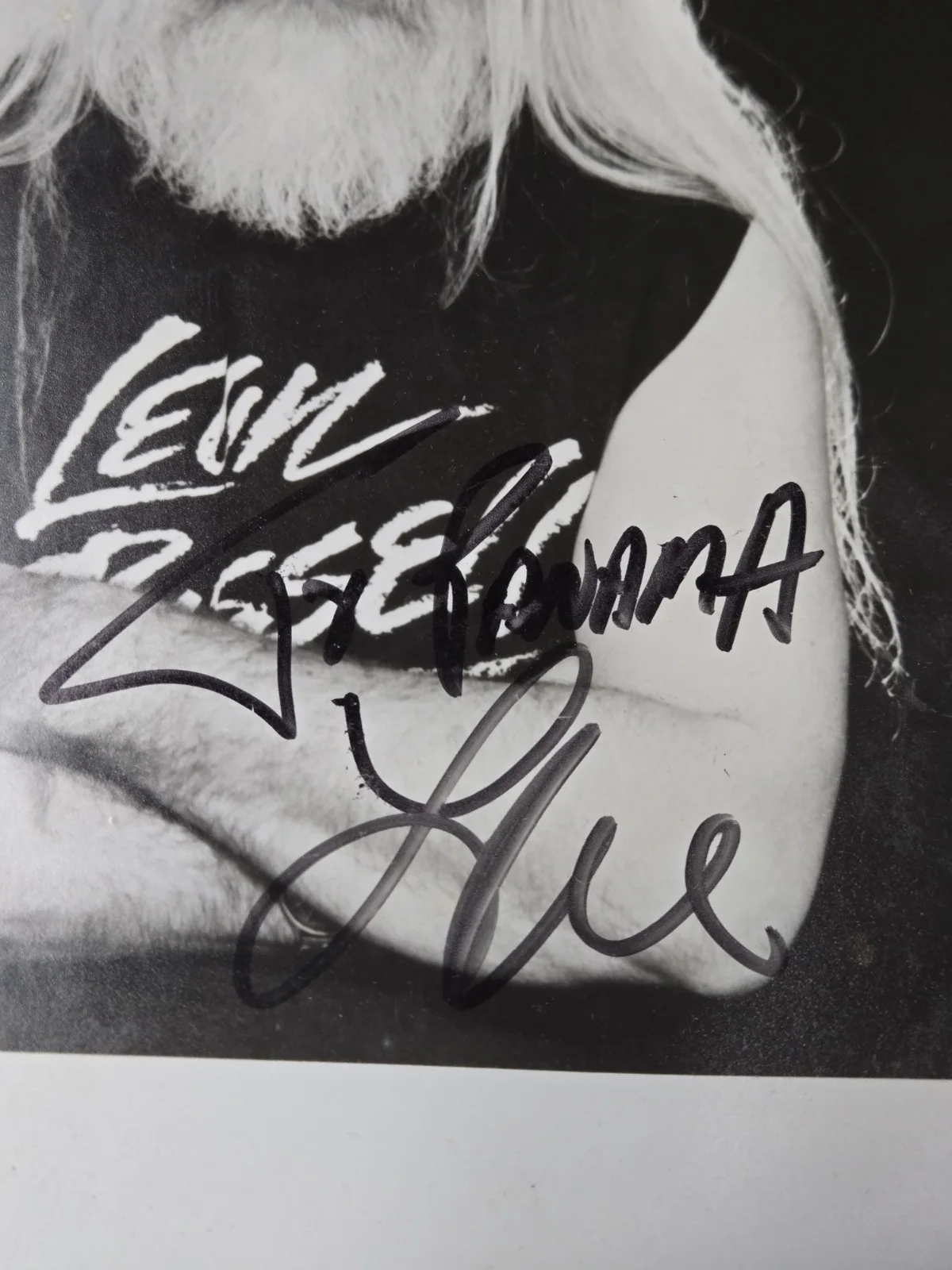 Black & White photograph of American HOF musician Leon Russell, signed (NO COA), изображение 2