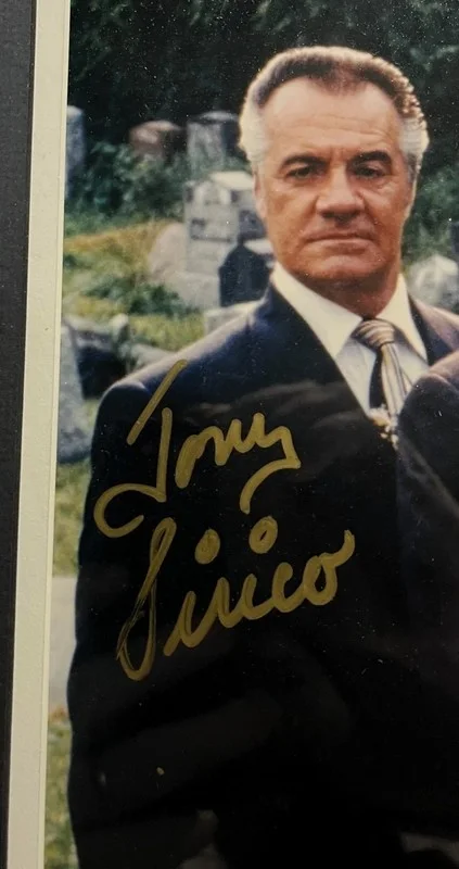 THE SOPRANOS CAST — The Sopranos Cast Signed 16x20 Photo ACOA COA Framed UV Museum Glass, изображение 2