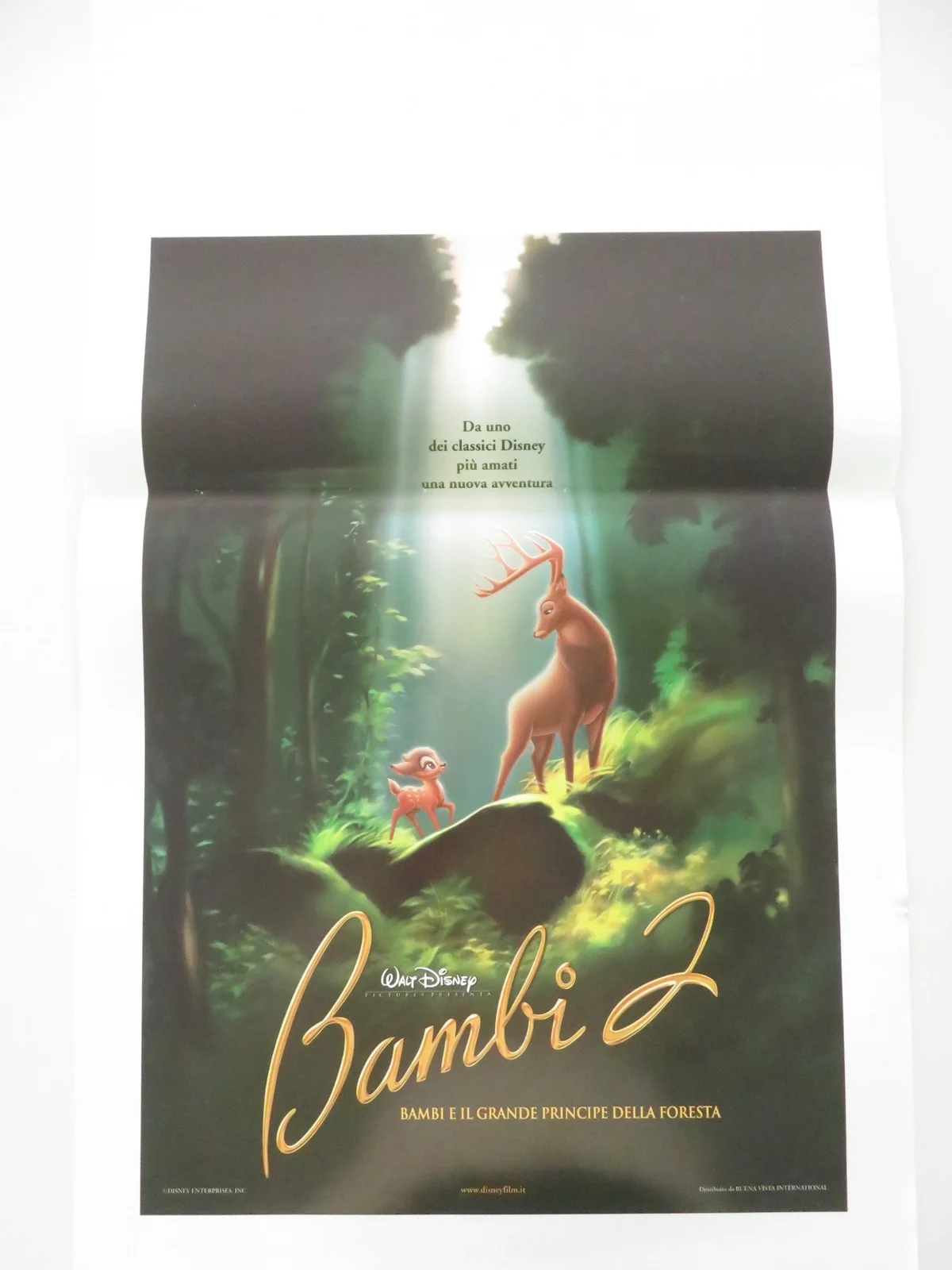 Bambi 2 ITALIAN LOCANDINA POSTER Disney Patrick Stewart Alexander Gould 2006, изображение 3