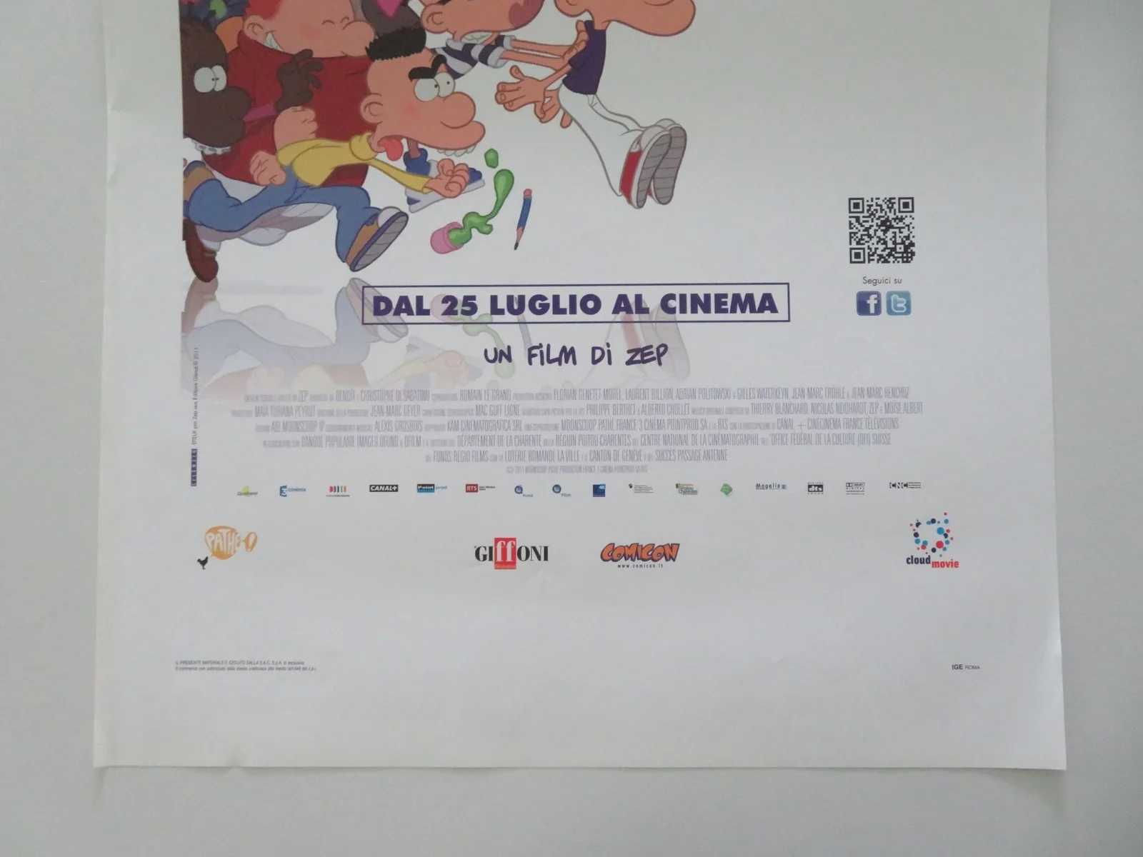 Titeuf: The Movie ITALIAN LOCANDINA POSTER Donald Reignoux Melanie Bernier 2011, изображение 4