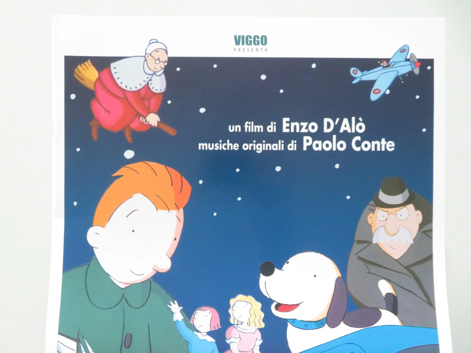 La Freccia Azzurra ITALIAN LOCANDINA POSTER Dario Fo Lella Costa 1996, изображение 2
