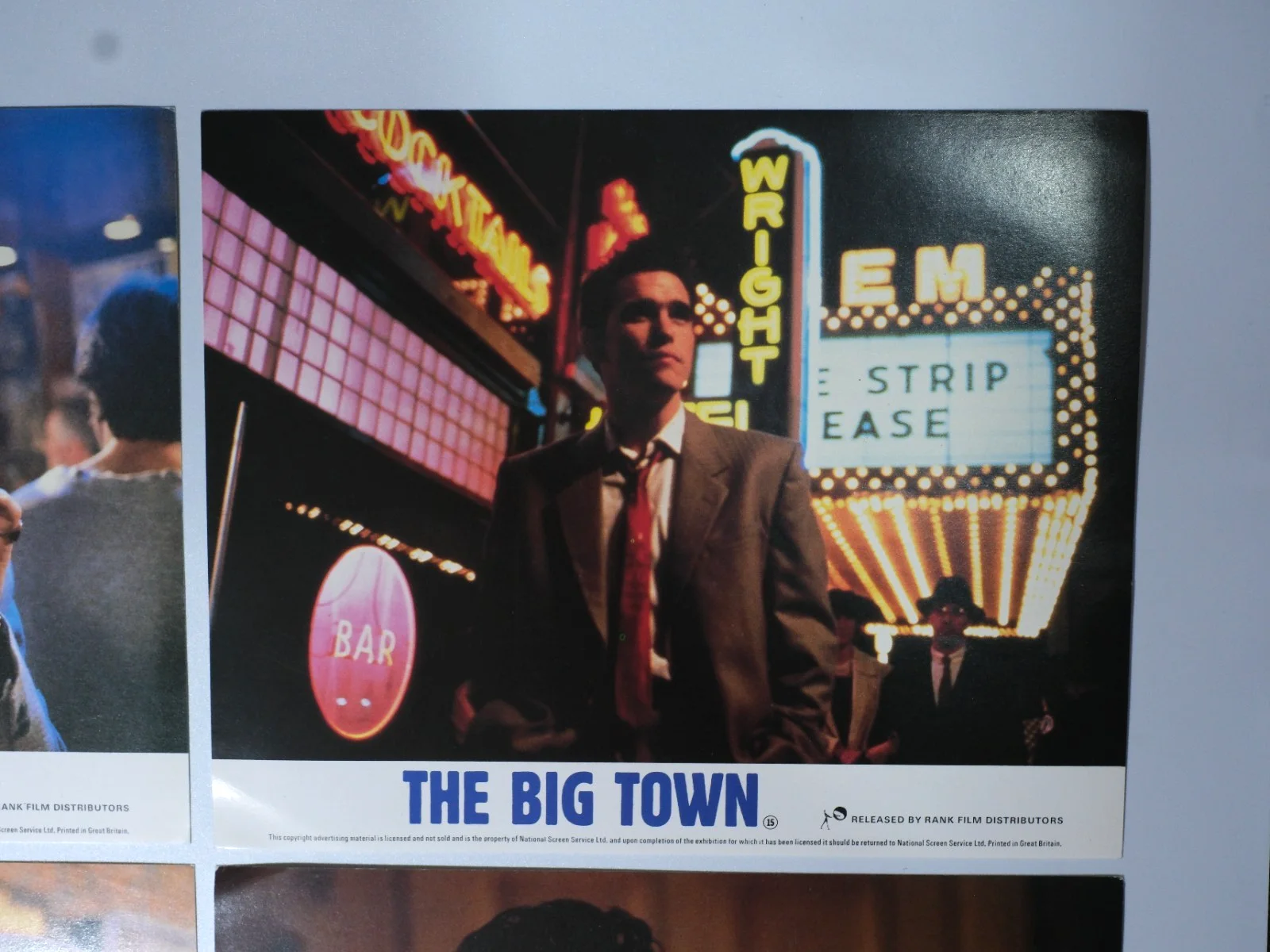 Vintage The Big Town x4 Lobby Card Set Matt Dillon 1987, изображение 4