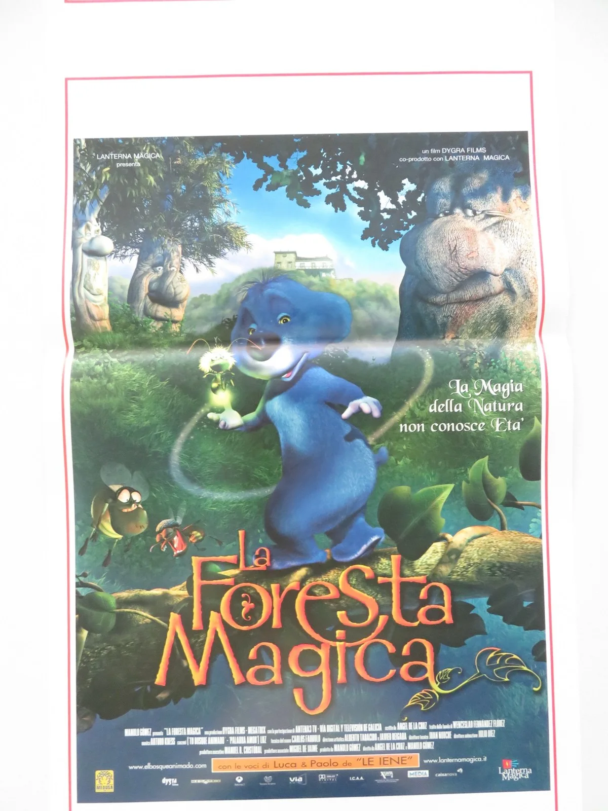 La Foresta Magica ITALIAN LOCANDINA POSTER Nacho Aldeguer Mar Bordallo 2001, изображение 3