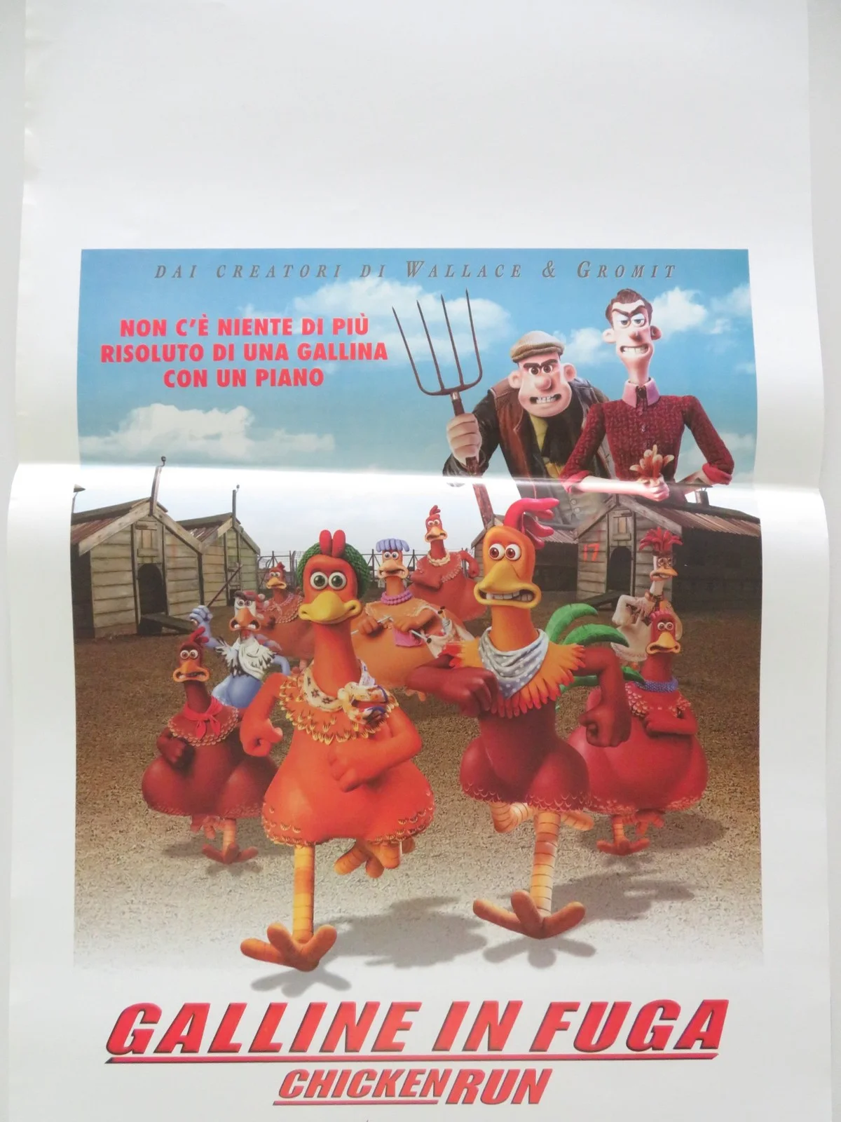 Chicken Run ITALIAN LOCANDINA POSTER Mel Gibson Phil Daniels 2000, image 3