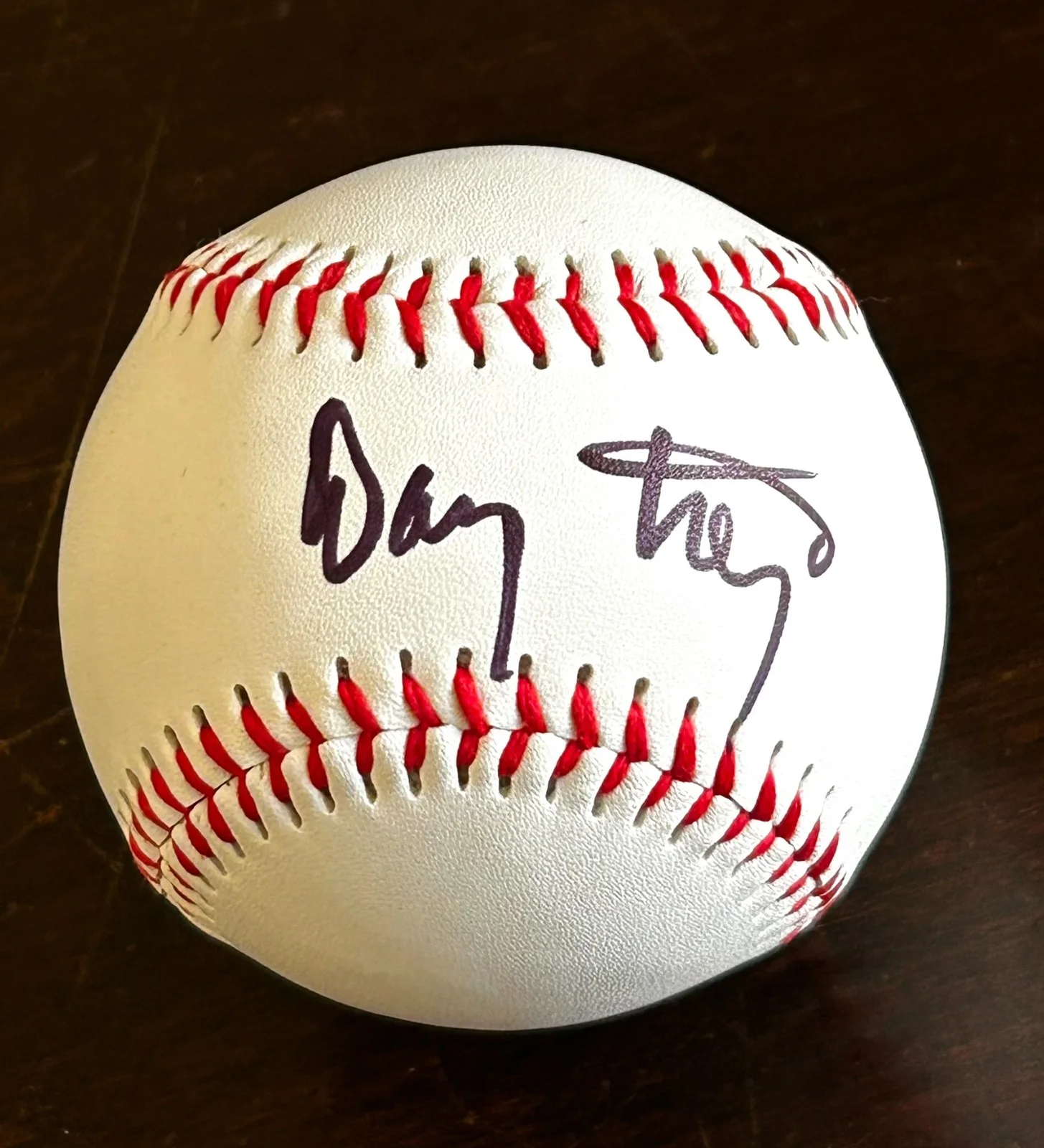 MACHETE SPY KIDS STAR DANNY TREJO SIGNED BASEBALL W/PHOTO PROOF, image 2
