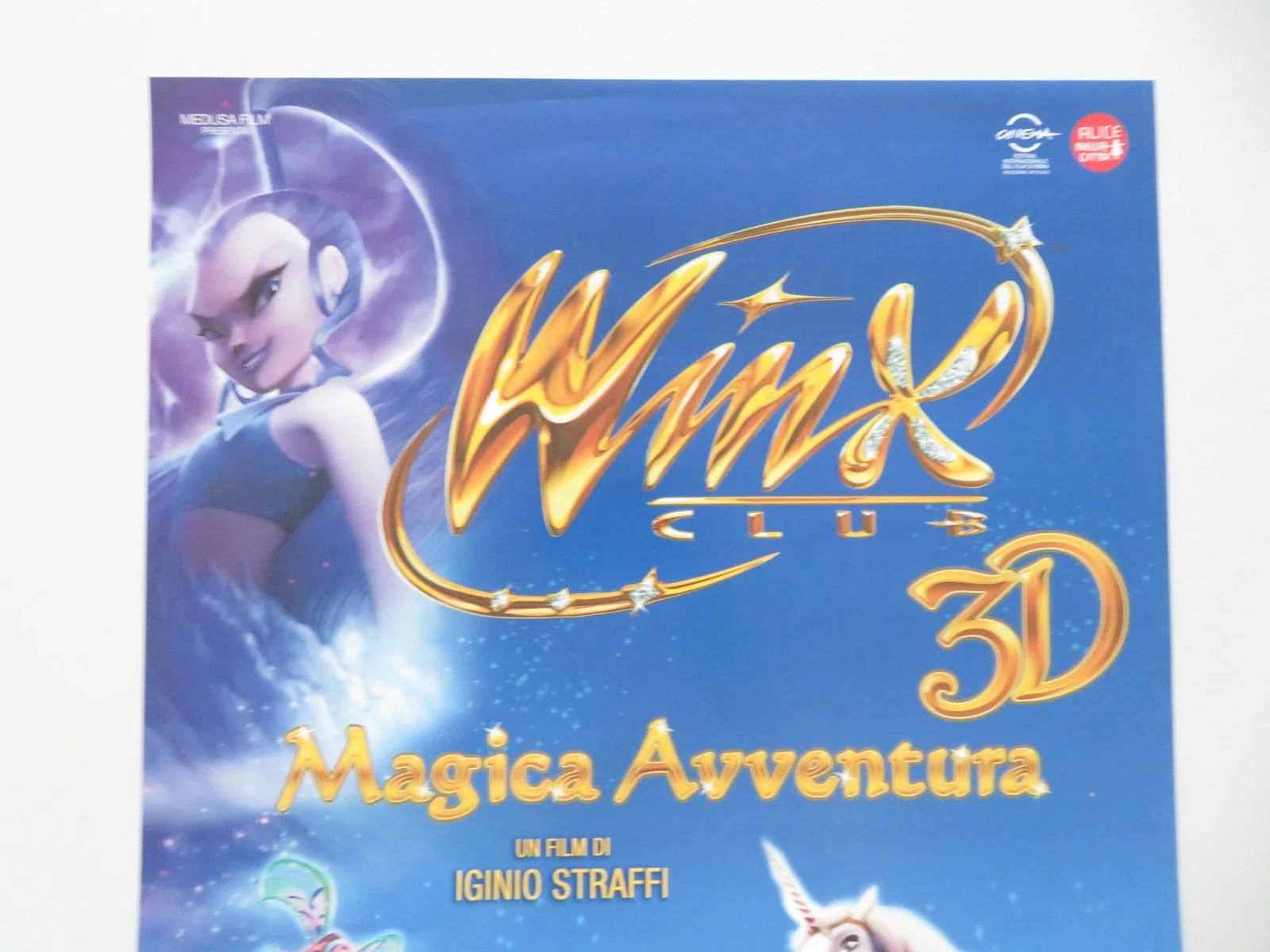 Winx Club 3d Magical Adventure ITALIAN LOCANDINA POSTER Perla Liberatori 2010, изображение 2