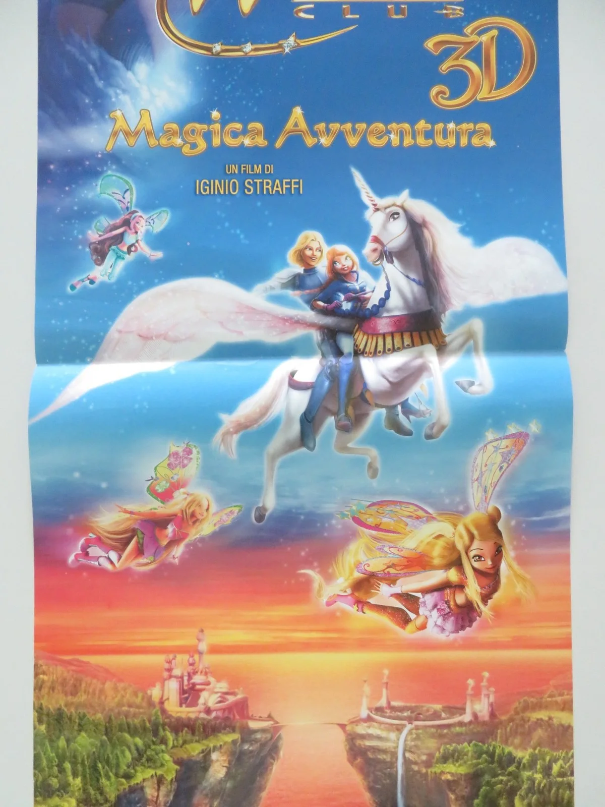 Winx Club 3d Magical Adventure ITALIAN LOCANDINA POSTER Perla Liberatori 2010, изображение 3
