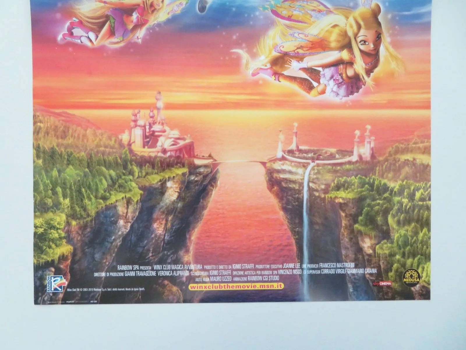 Winx Club 3d Magical Adventure ITALIAN LOCANDINA POSTER Perla Liberatori 2010, изображение 4