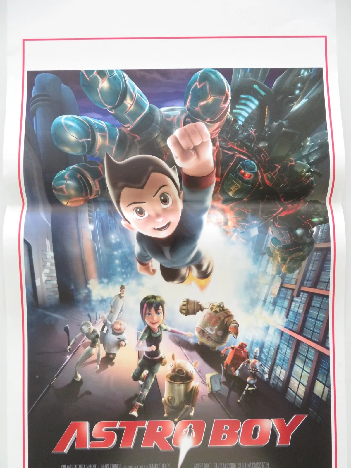 Astro Boy ITALIAN LOCANDINA POSTER Charlize Theron Freddie Highmore 2009, изображение 3