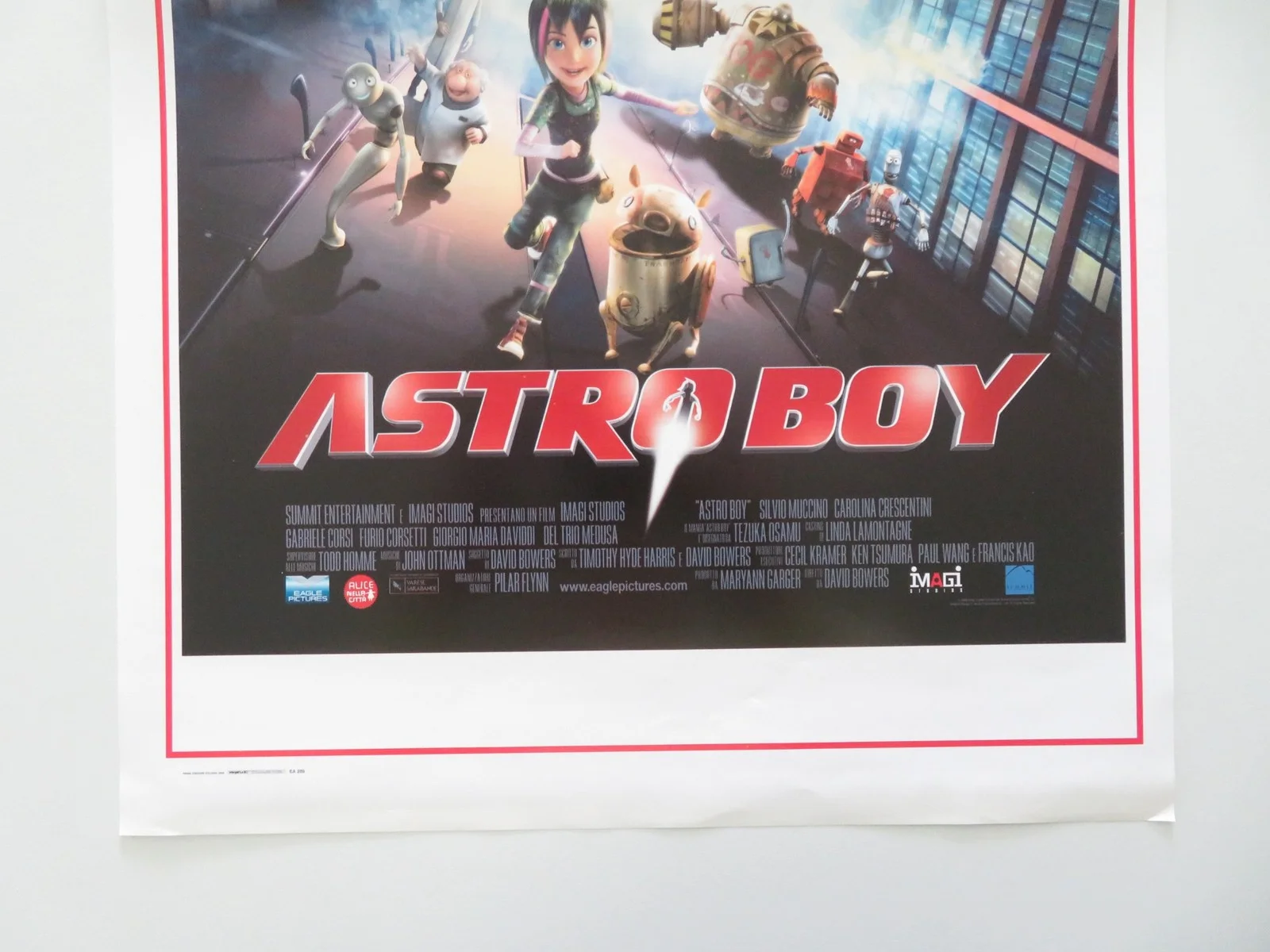 Astro Boy ITALIAN LOCANDINA POSTER Charlize Theron Freddie Highmore 2009, изображение 4